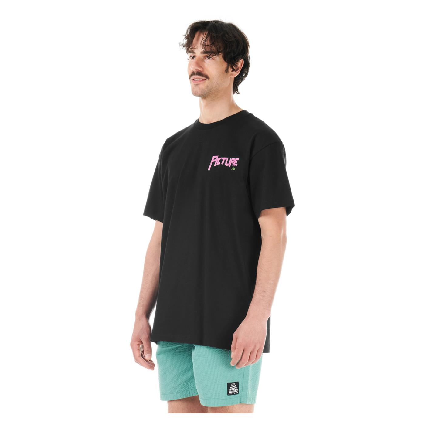 PICTURE BANIE BONGO TEE - Nero - vista 2