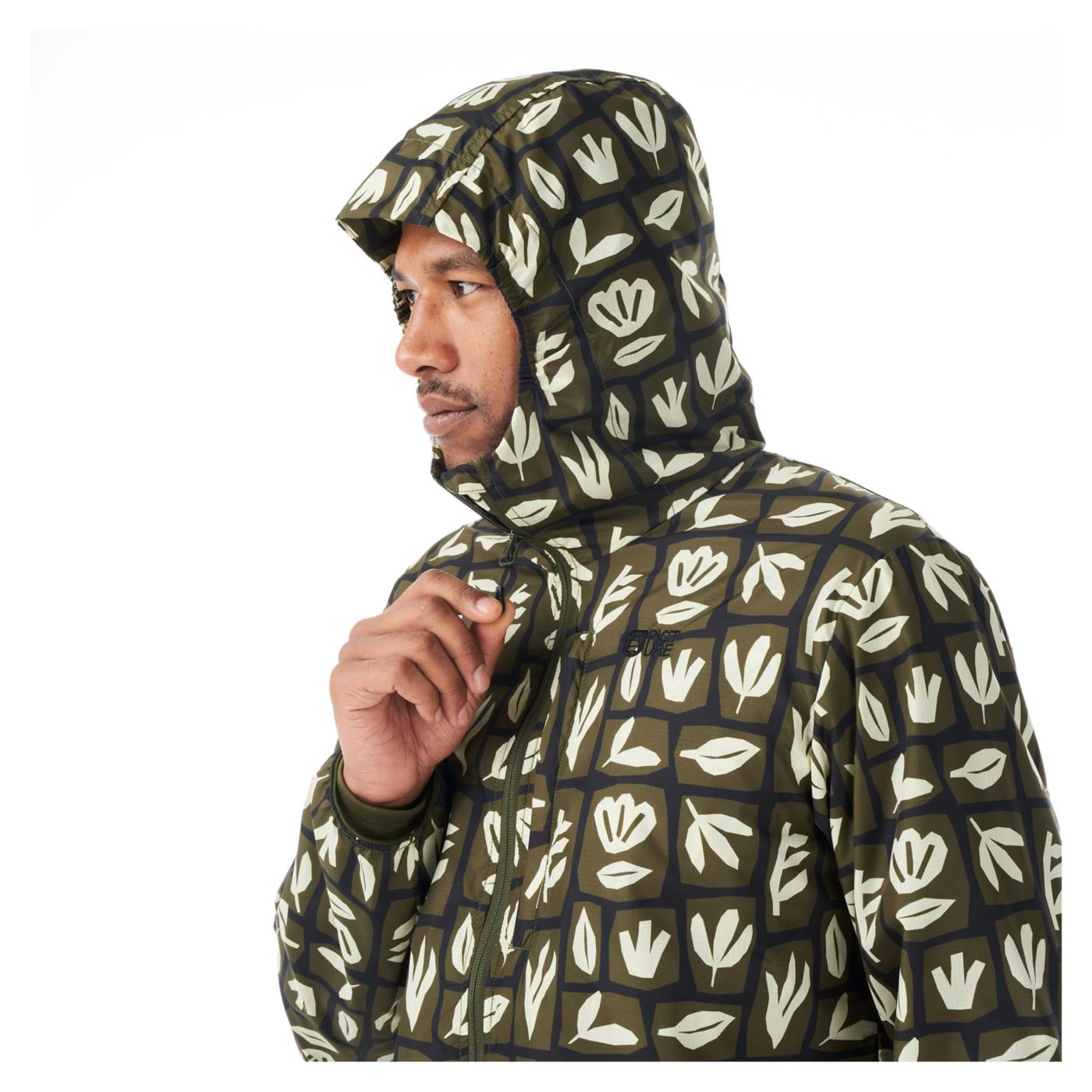 PICTURE SCALE PRINTED JACKET - Militare - vista 4