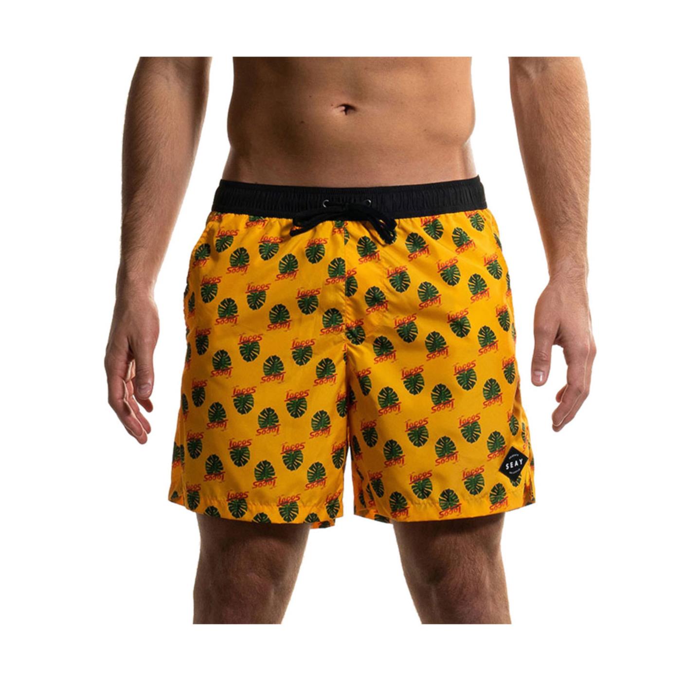 SEAY BOXER YELLOW MONSTERA