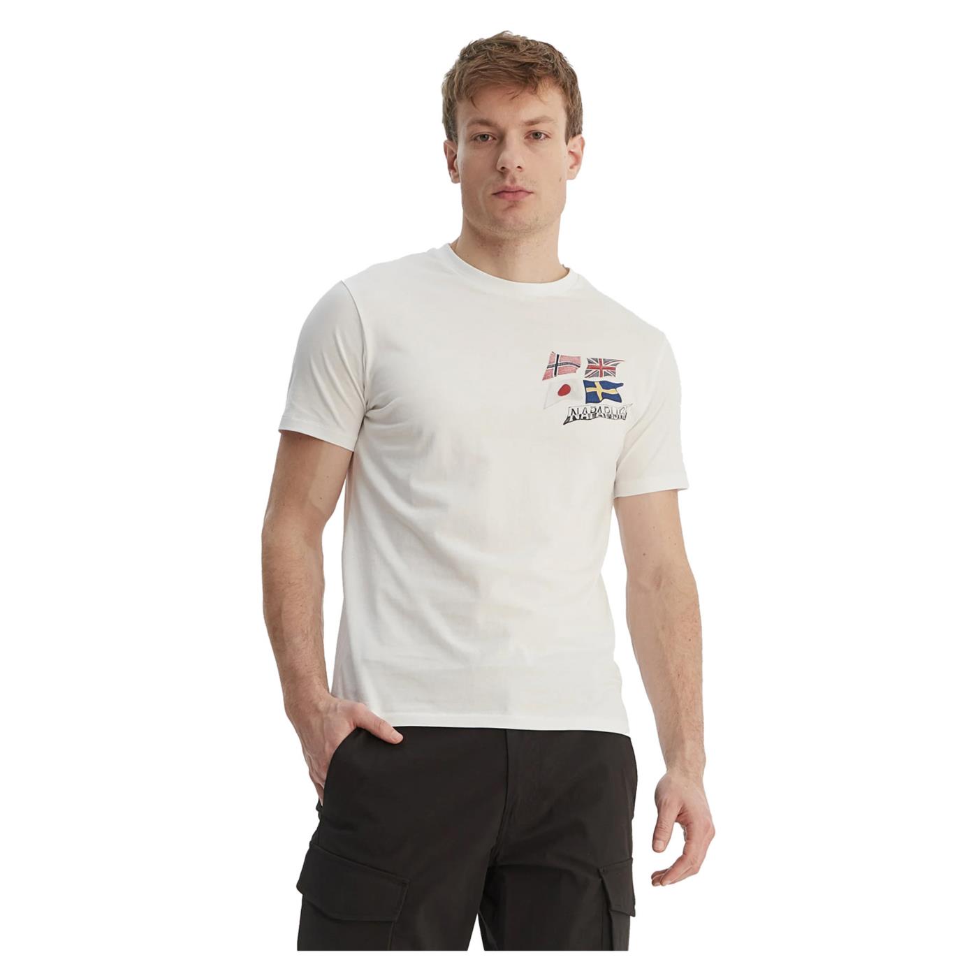NAPAPIJRI T-SHIRT S-MAHSA SS - C1-bianco - immagine principale