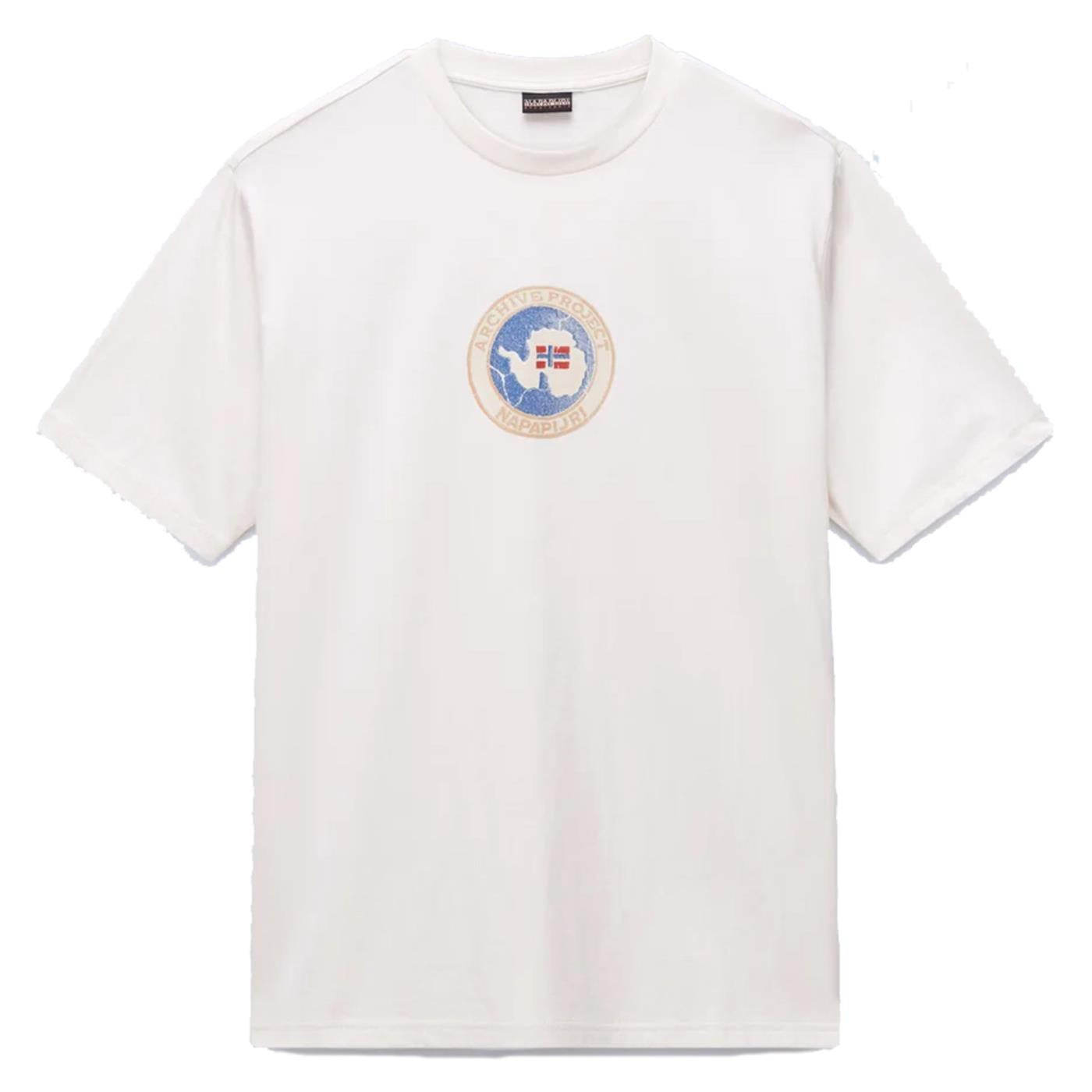 NAPAPIJRI T-SHIRT S-PHOS SS - C1-bianco - vista 3