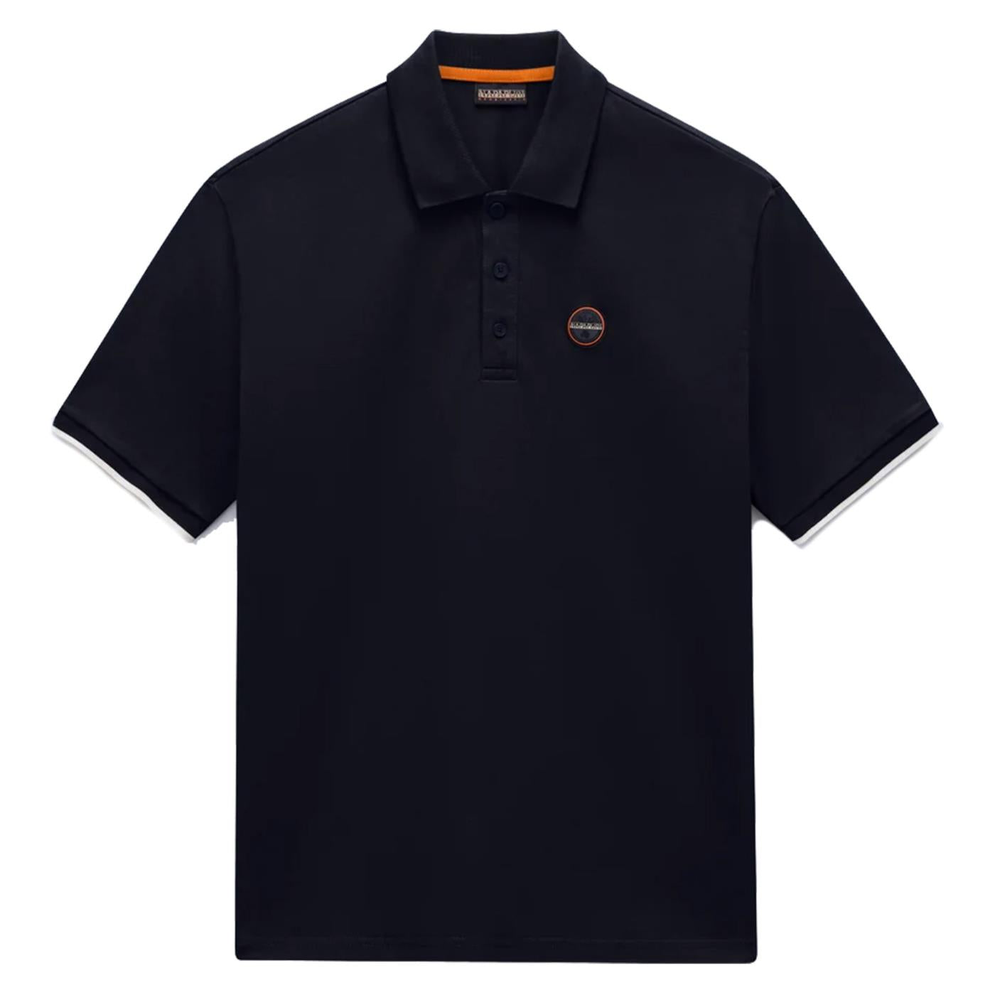 NAPAPIJRI POLO E-BADGE SS - C1-nero - vista 3