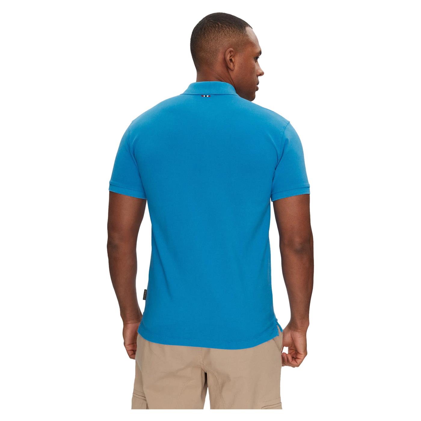 NAPAPIJRI POLO ELBAS SHORT SLEEVE - C1-azzurro - vista 2