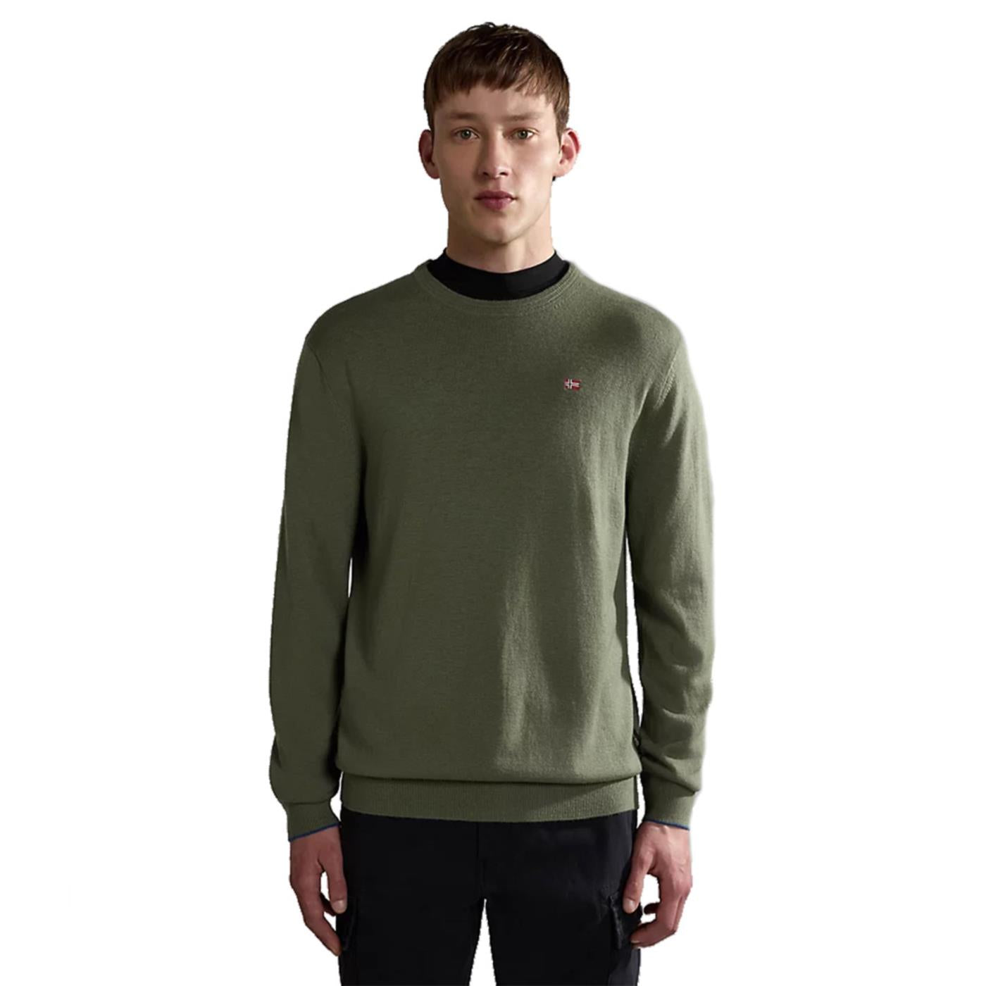 NAPAPIJRI DAMAVAND CREW - Verde militare - vista 2