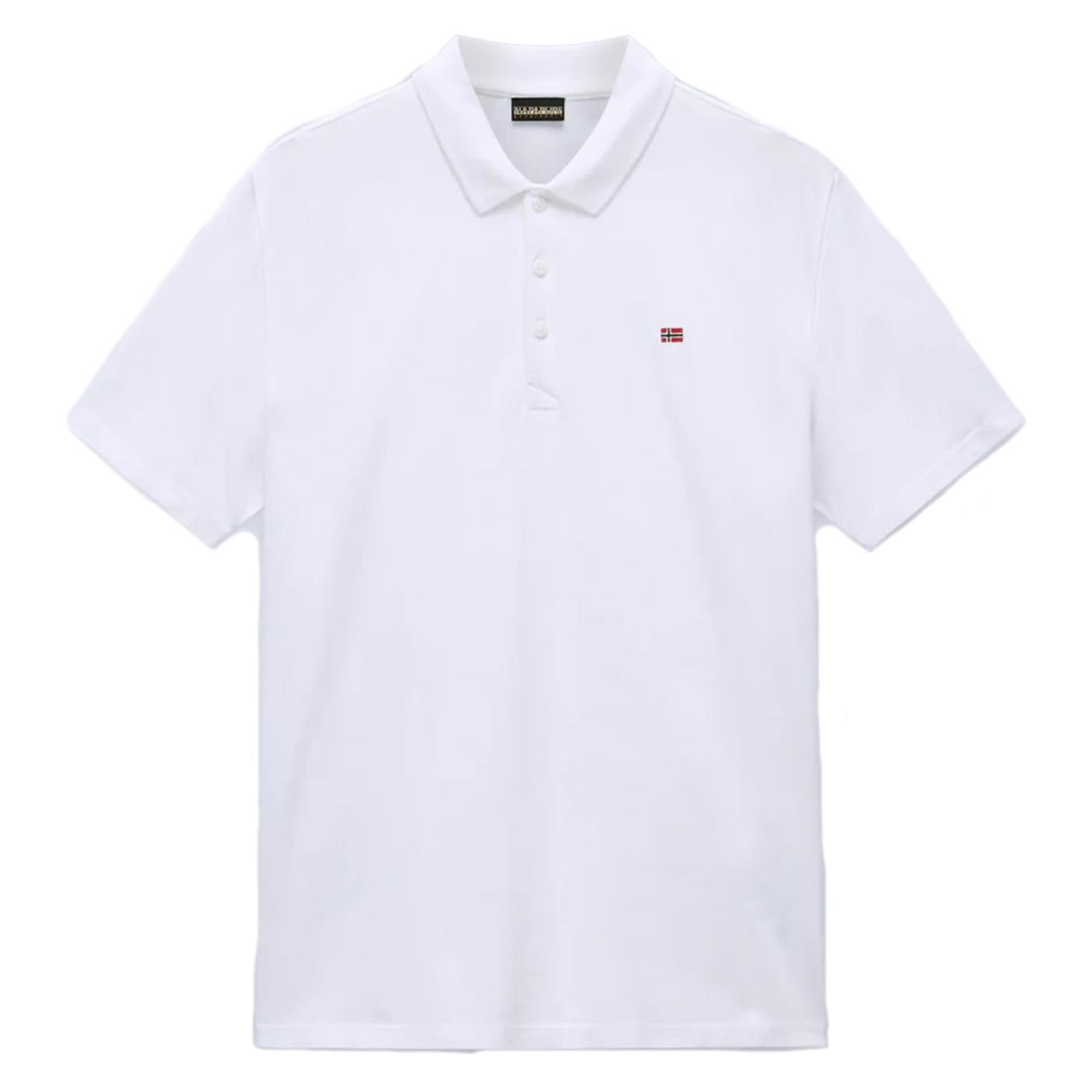NAPAPIJRI POLO EALIS SHORT SLEEVE - C1-bianco - vista 3
