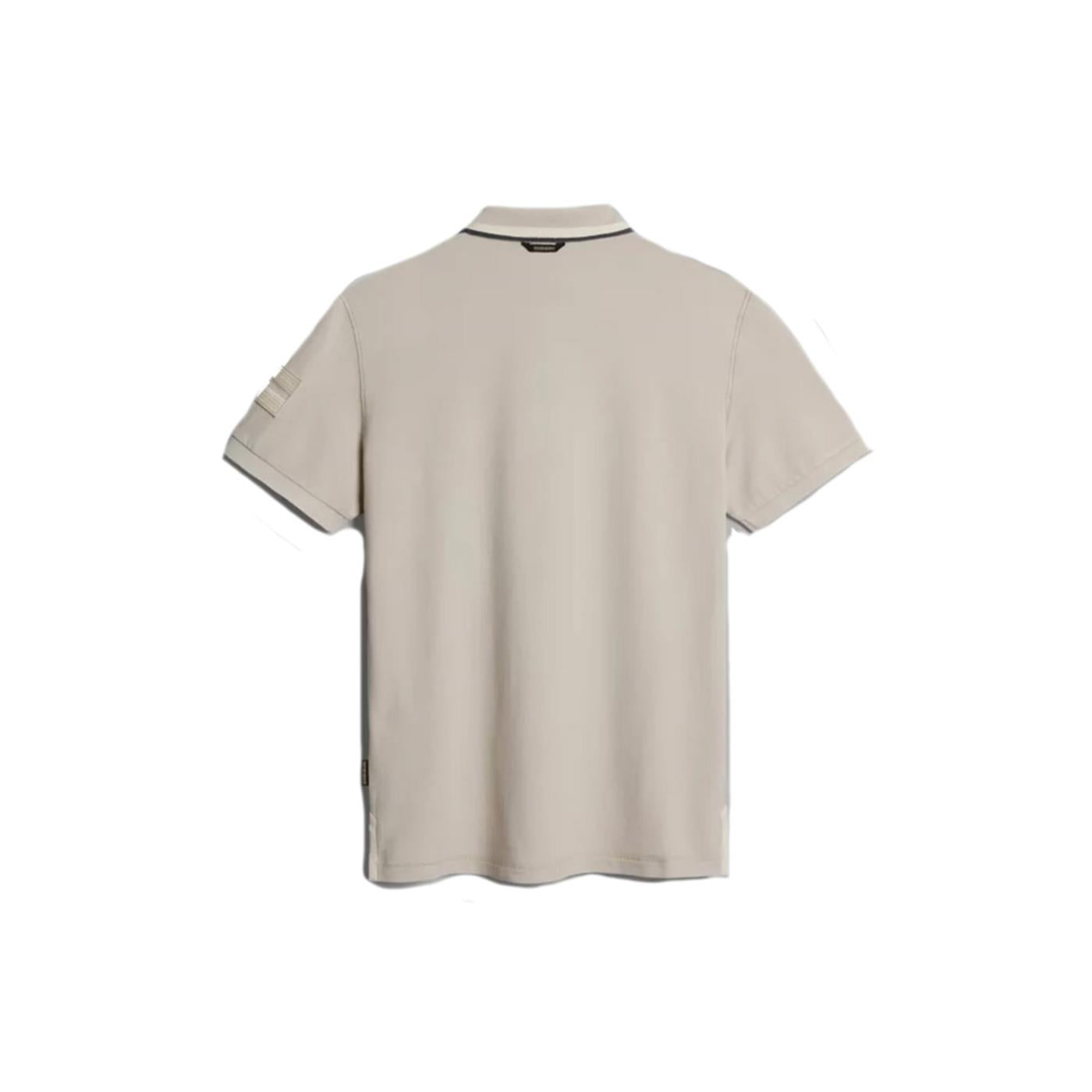 NAPAPIJRI GANDY SHORT SLEEVE POLO - Grigio chiaro - vista 2