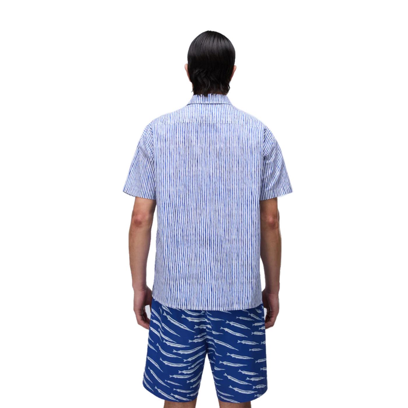 NAPAPIJRI CAMICIA G-ELIOR SS AOP - Bianco - vista 2