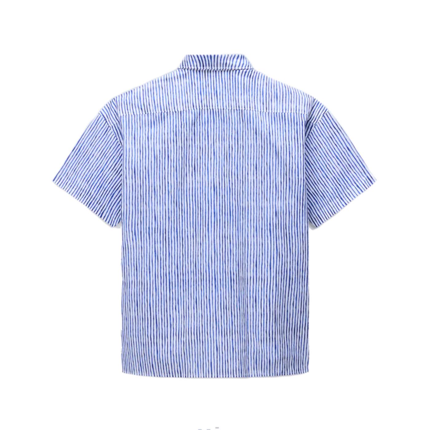 NAPAPIJRI CAMICIA G-ELIOR SS AOP - Bianco - vista 5