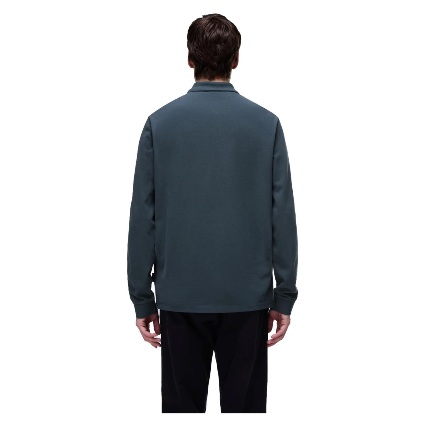 NAPAPIJRI POLO EALIS LONG SLEEVE - Grigio scuro - vista 2