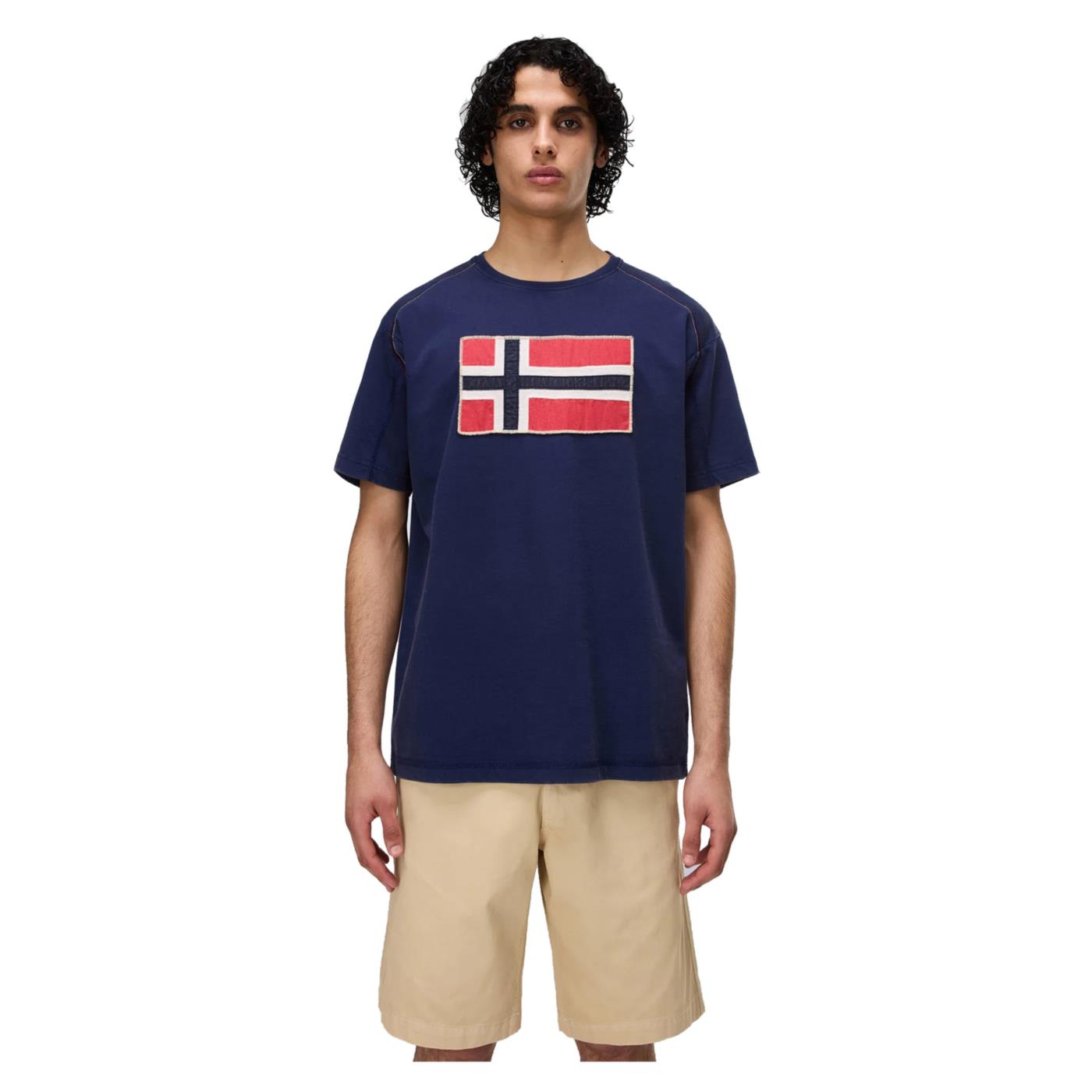 NAPAPIJRI T-SHIRT S-REFLECT SS - C1-blu - immagine principale