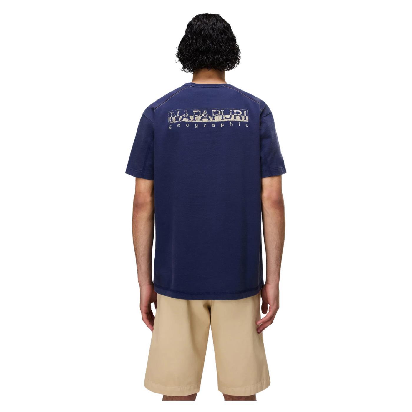 NAPAPIJRI T-SHIRT S-REFLECT SS - C1-blu - vista 2