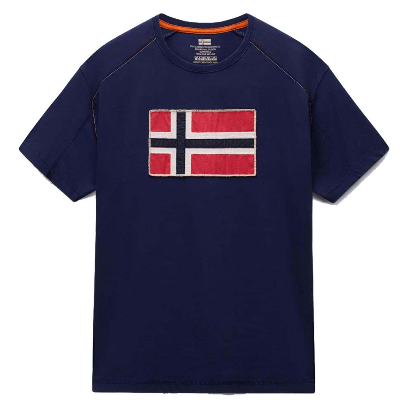 NAPAPIJRI T-SHIRT S-REFLECT SS - C1-blu - vista 4