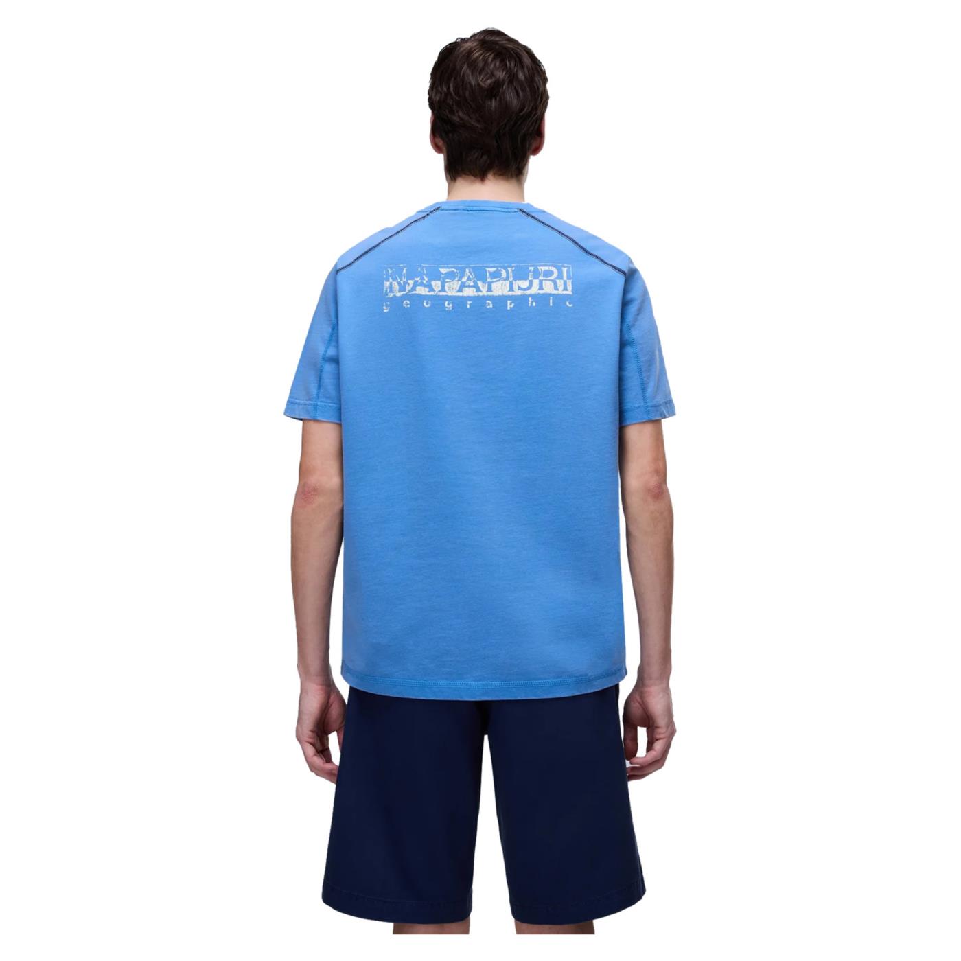 NAPAPIJRI T-SHIRT S-REFLECT SS - C1-azzurro - vista 2