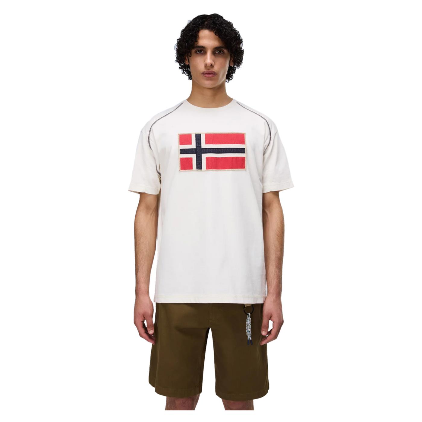 NAPAPIJRI T-SHIRT S-REFLECT SS - Bianco - immagine principale