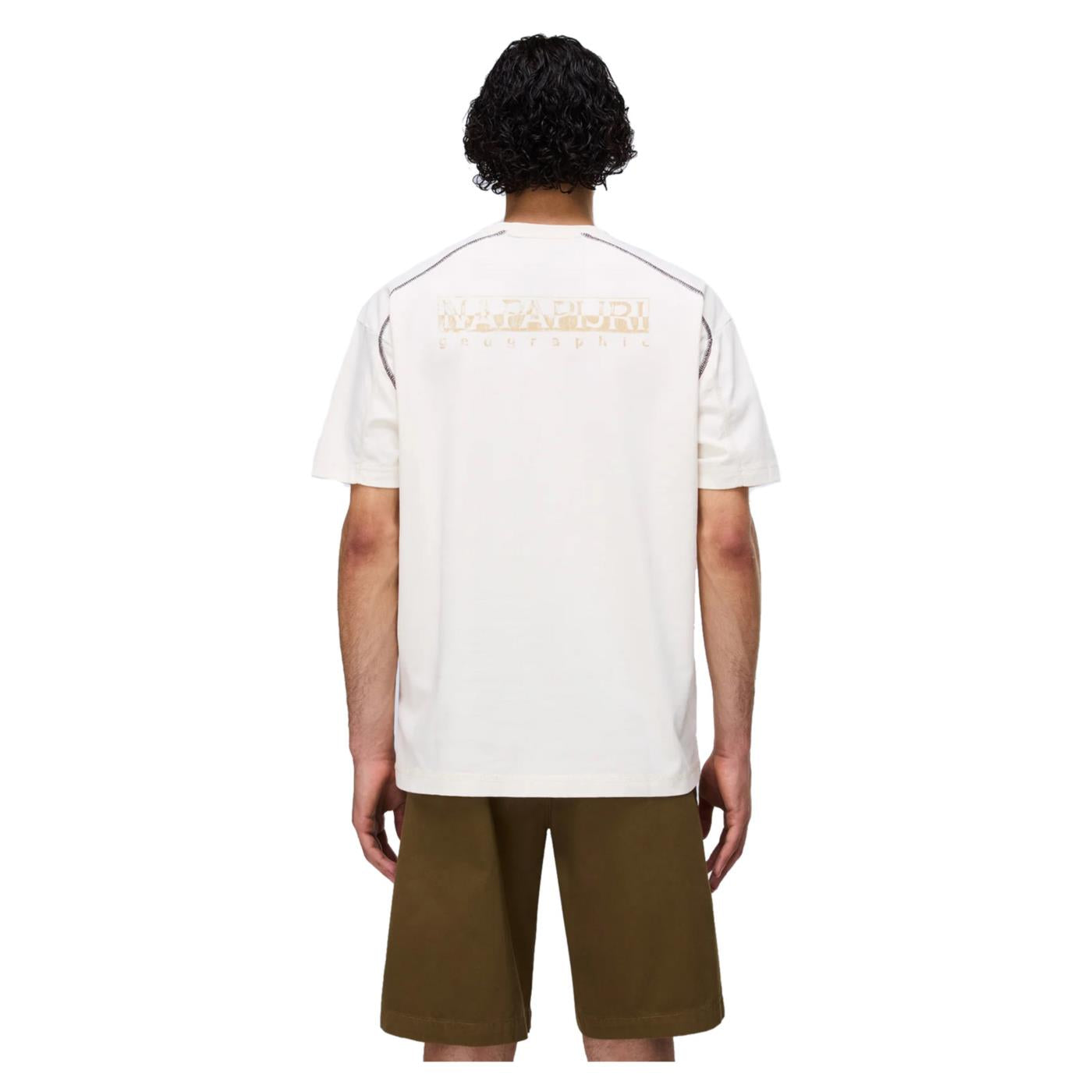 NAPAPIJRI T-SHIRT S-REFLECT SS - Bianco - vista 2