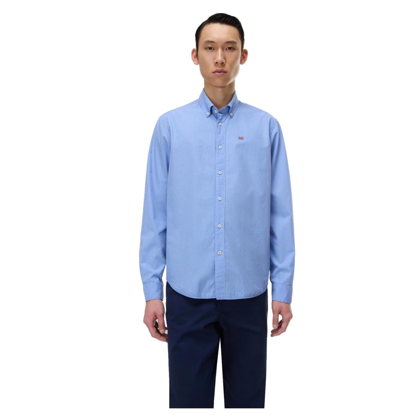 NAPAPIJRI G-TERRA LONG SLEEVE - Azzurro - immagine principale