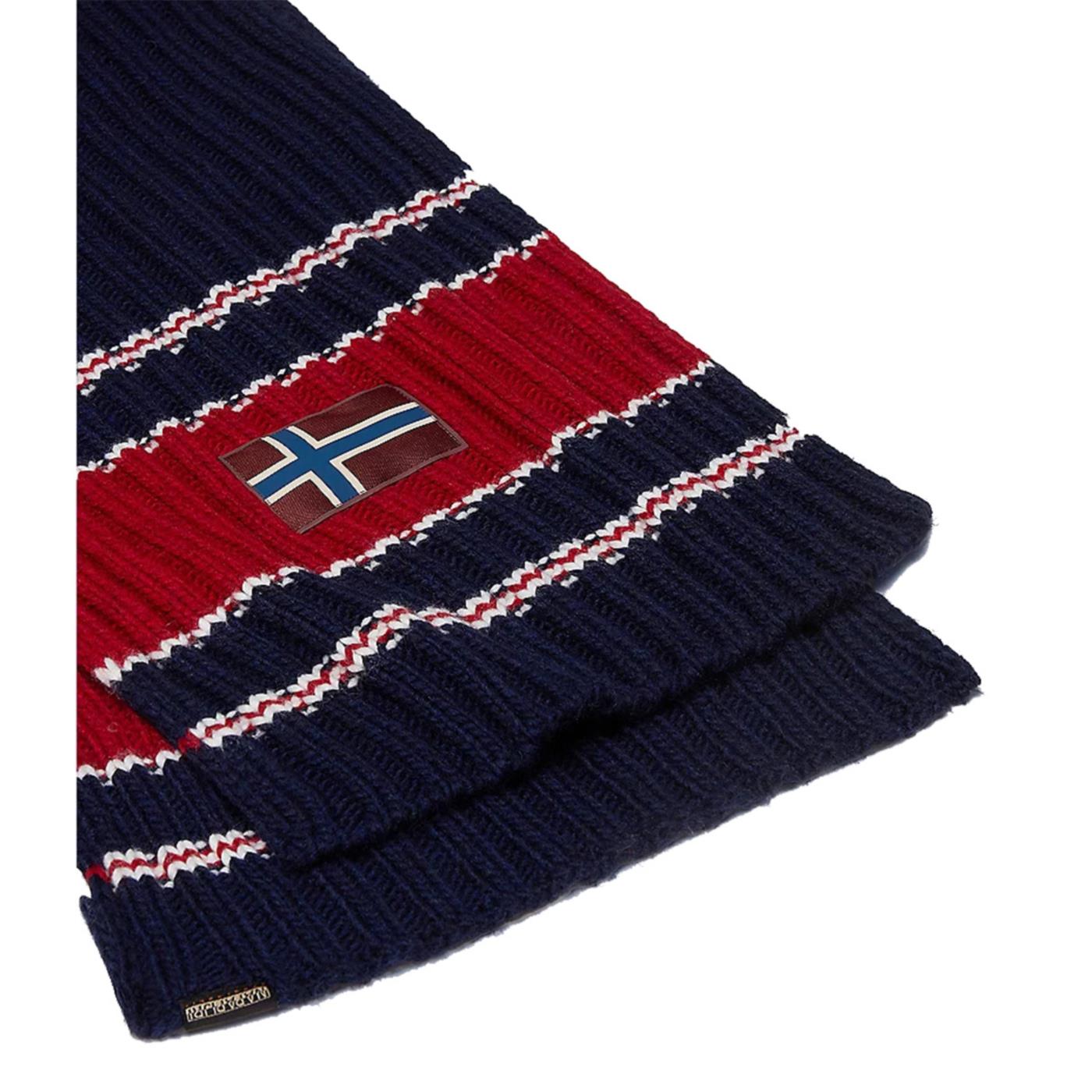 NAPAPIJRI F-AREUSE SCARF BLU MARINE