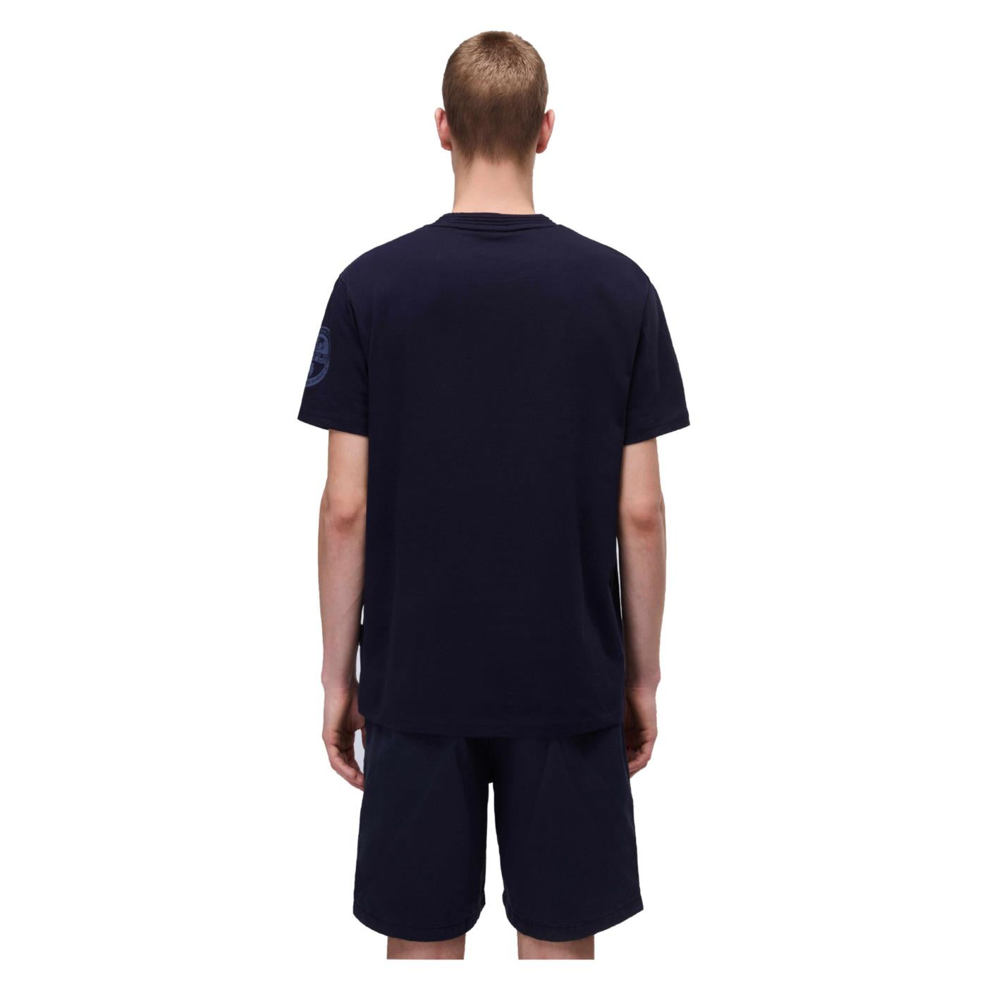NAPAPIJRI T-SHIRT S-AMUNDSEN - C1-blu - vista 2