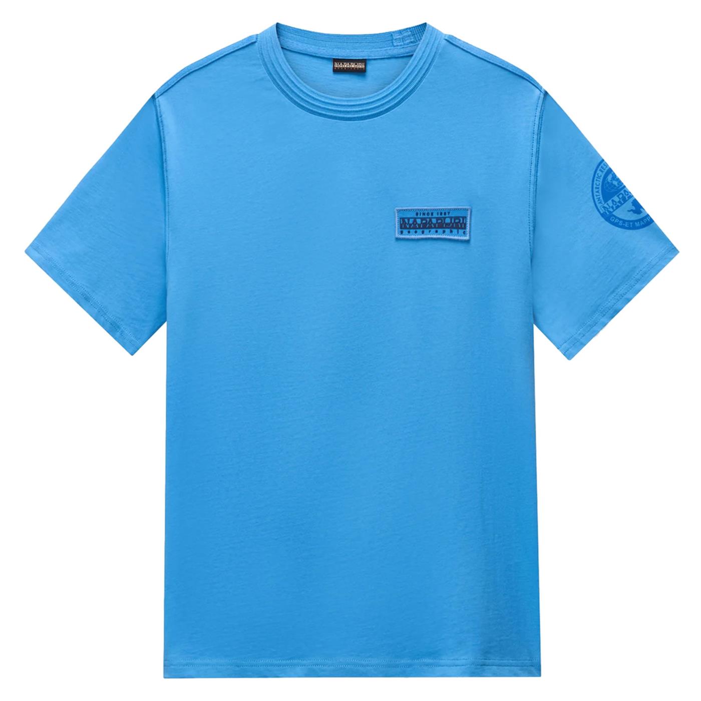 NAPAPIJRI T-SHIRT S-AMUNDSEN - C1-azzurro - immagine principale