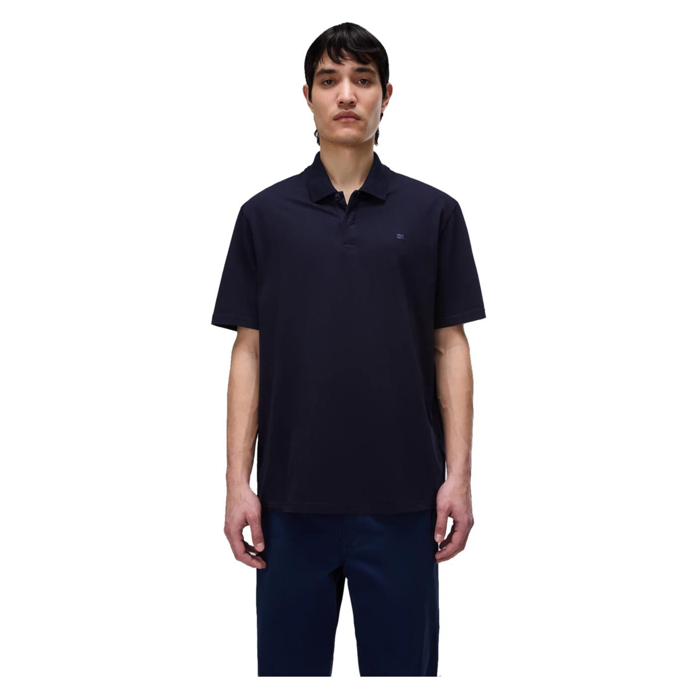 NAPAPIJRI POLO E-NEDLES SS - C1-blu - immagine principale