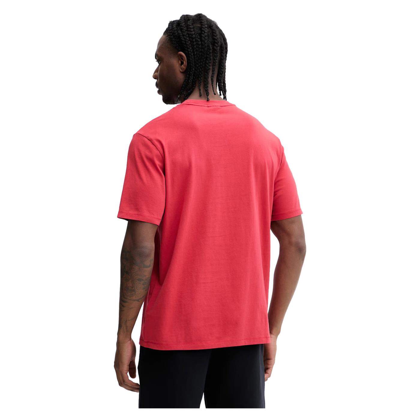 NAPAPIJRI T-SHIRT S-BADGE SS - C1-rosso - vista 2