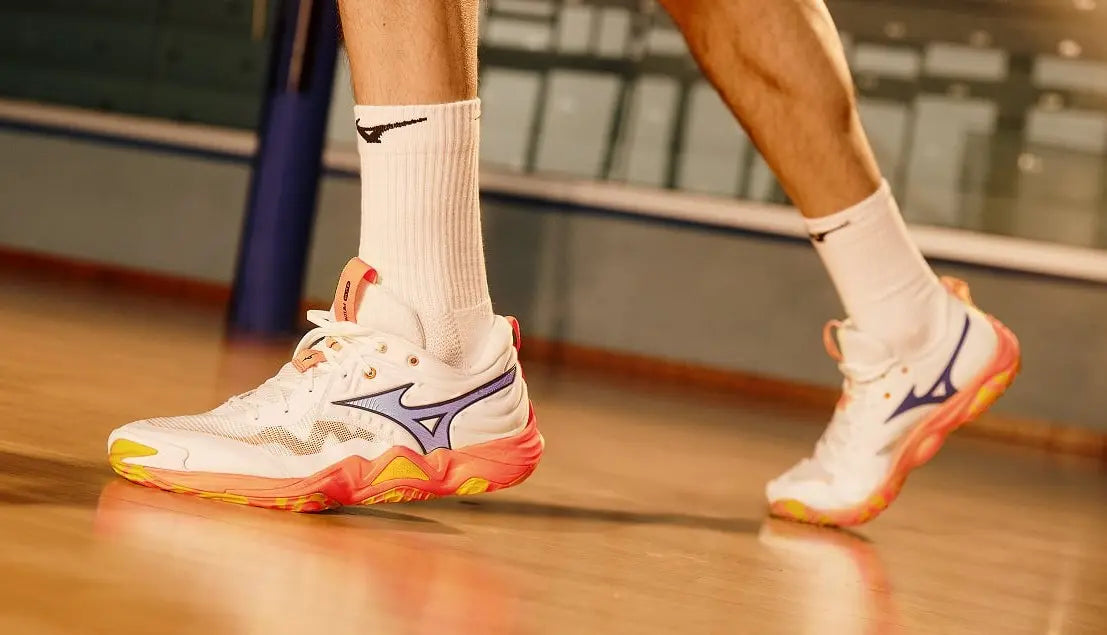 primo piano scarpe da pallavolo