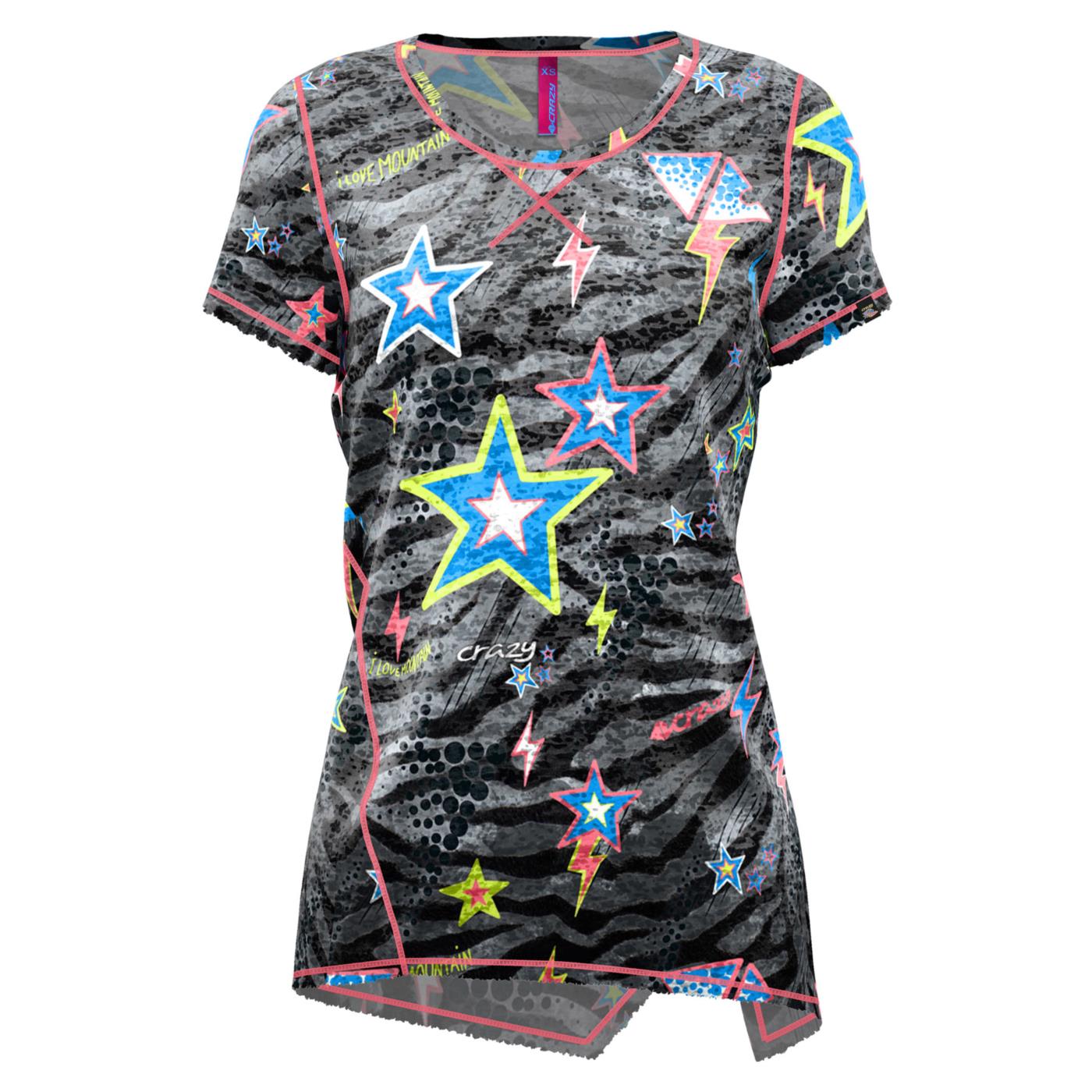 CRAZY IDEA ALOHA WOMAN T-SHIRT