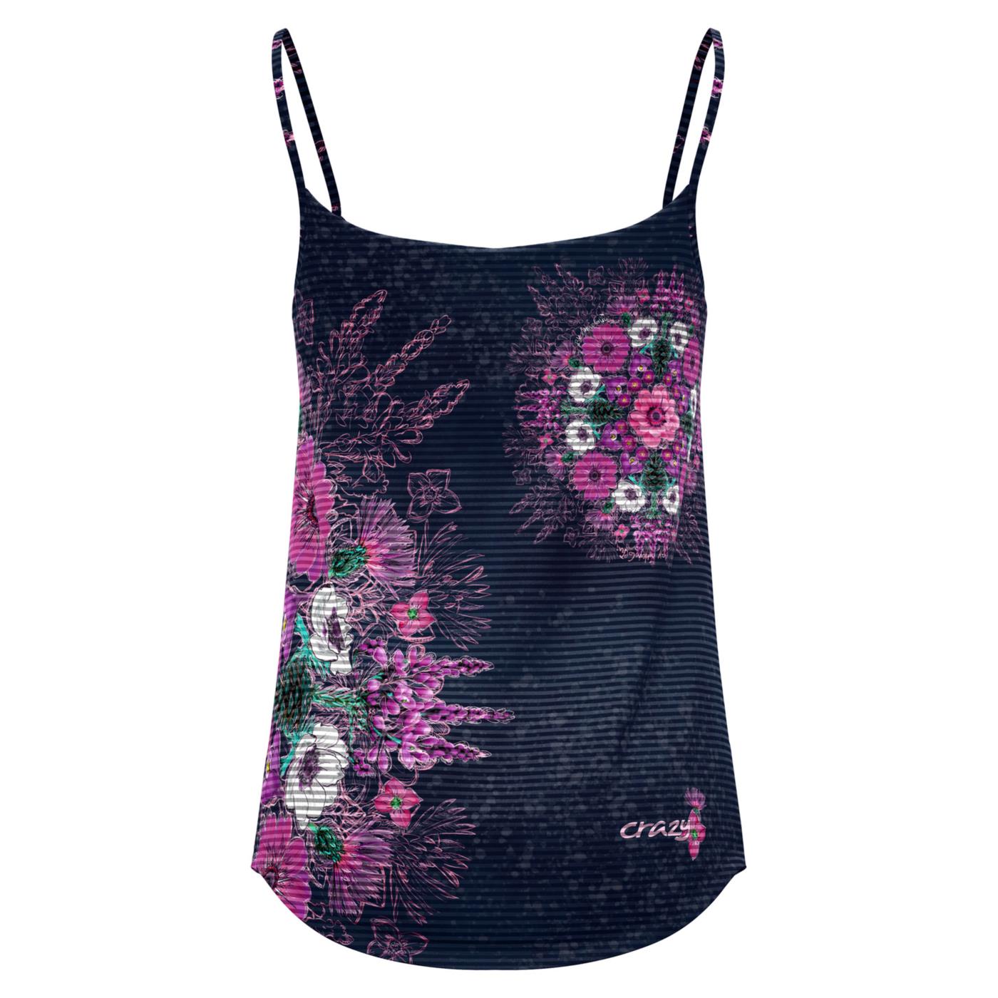 CRAZY IDEA TOP SHINY WOMAN