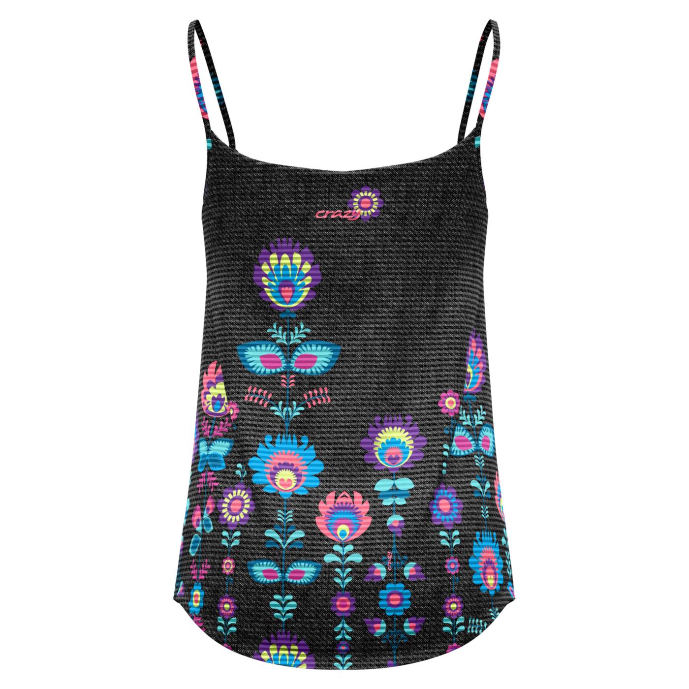 CRAZY IDEA TOP SHINY WOMAN