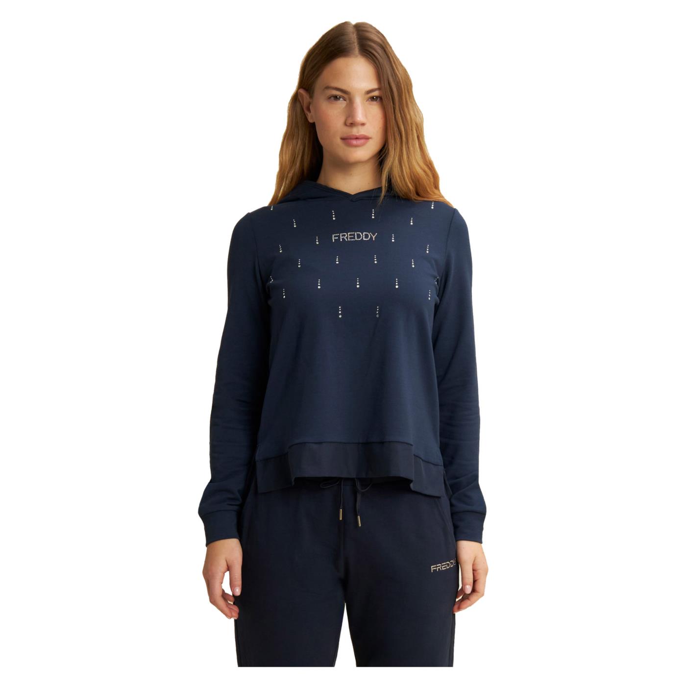 FREDDY FELPA COLLEGE LUXE HOODIE