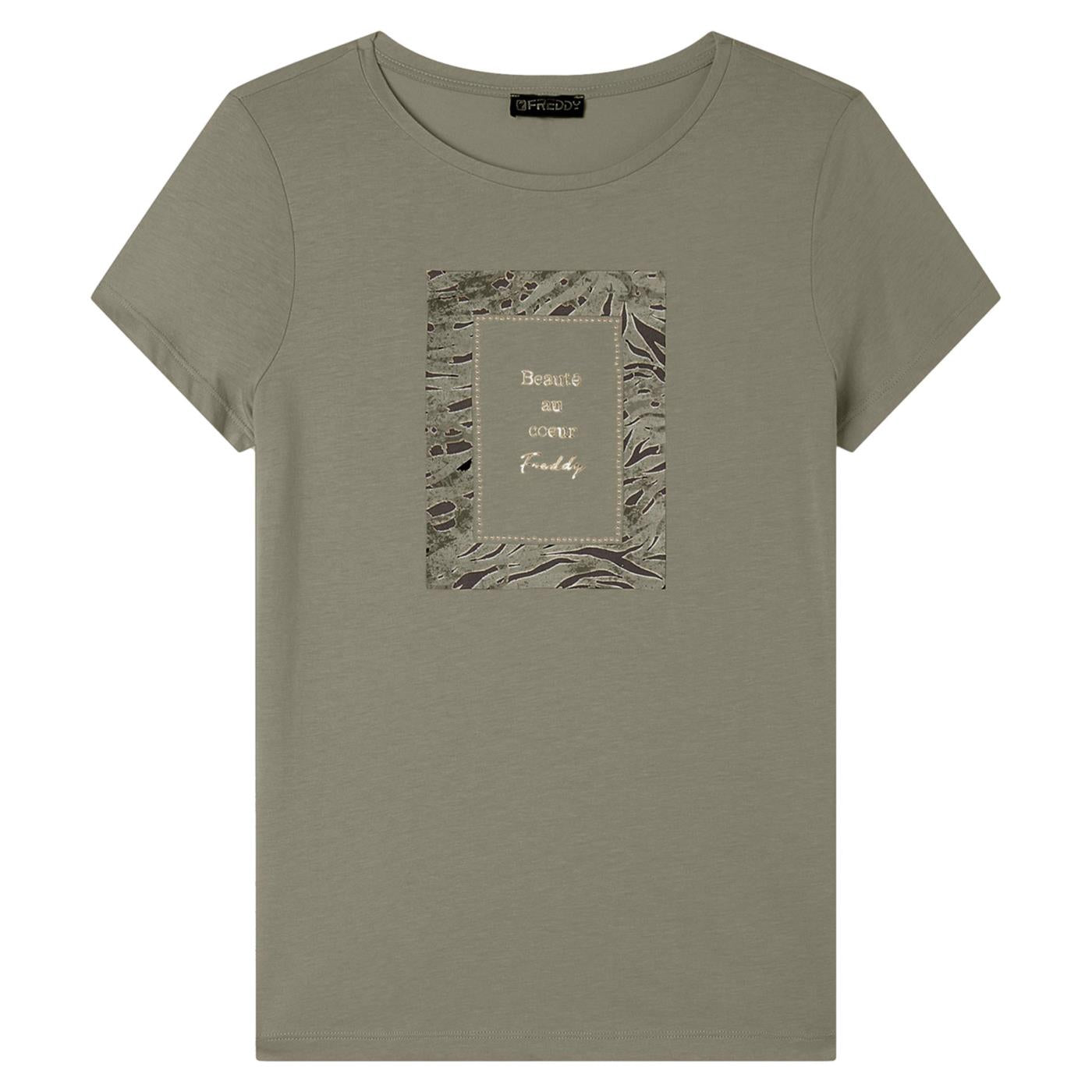 FREDDY T-SHIRT SLOUGE PRINT