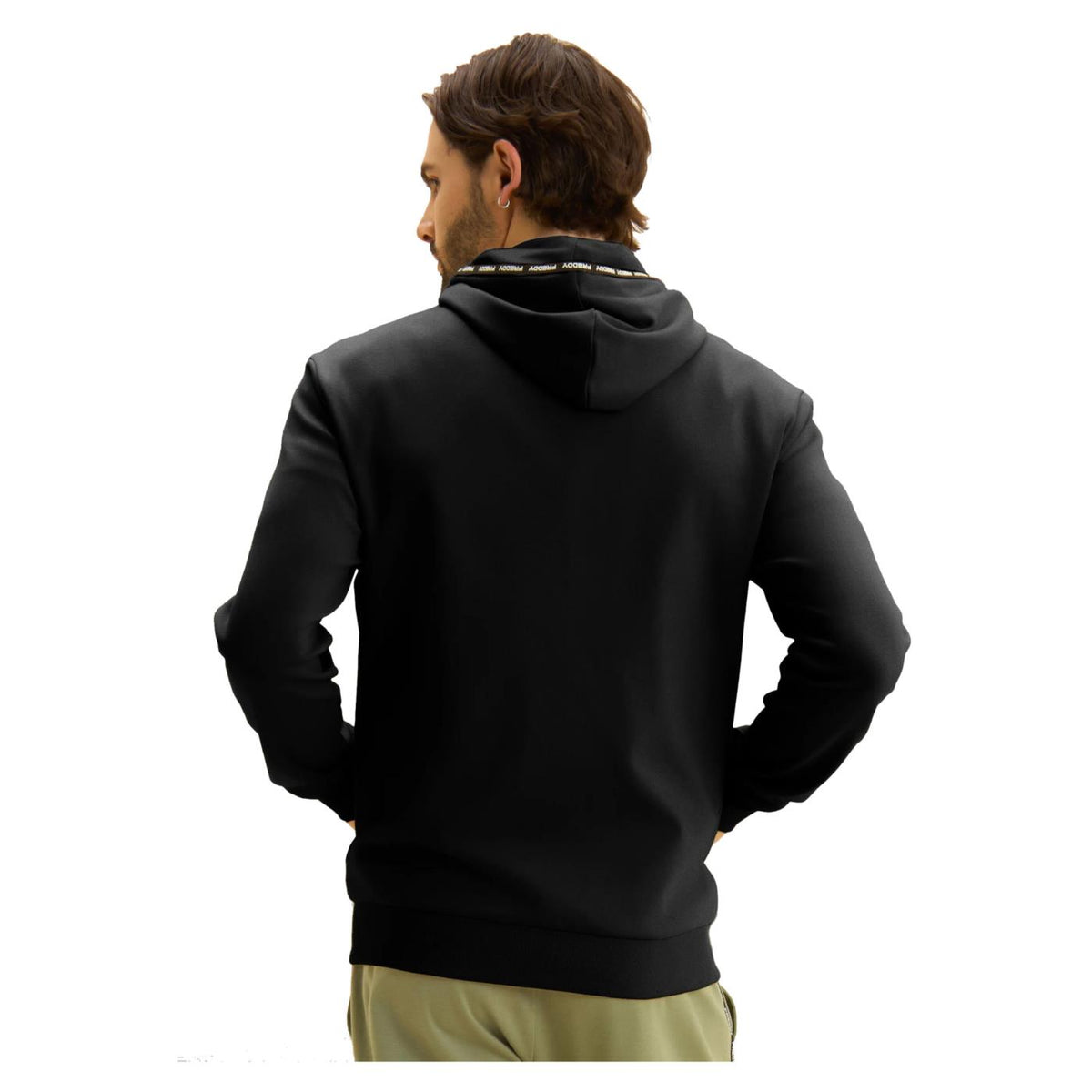 FREDDY FELPA FULL ZIP CAPPUCCIO - seconda immagine