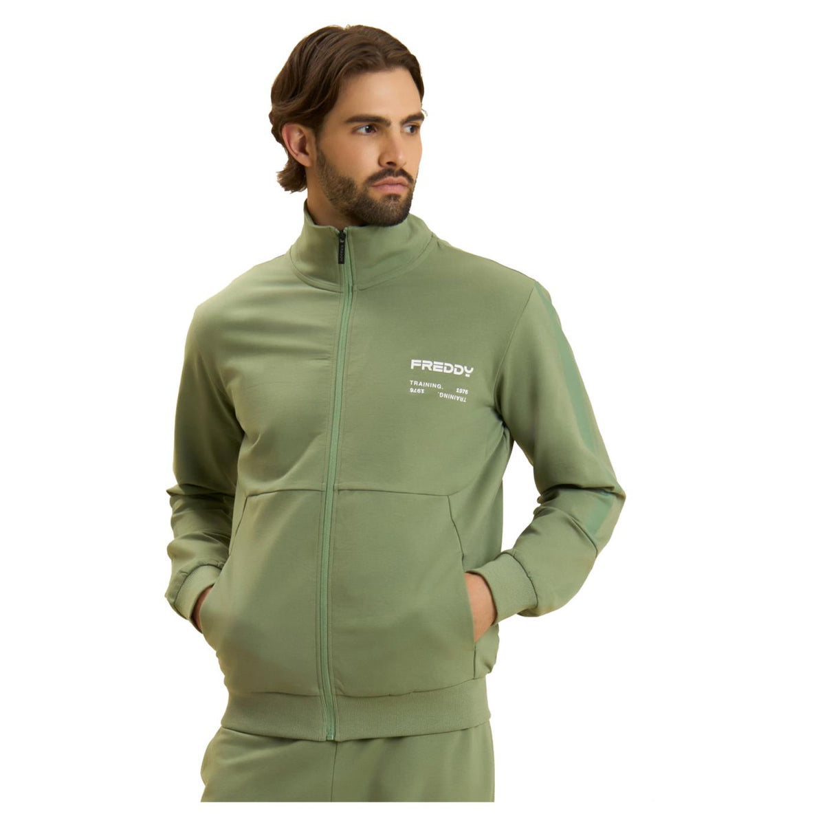FREDDY FELPA FULL ZIP STRETCH