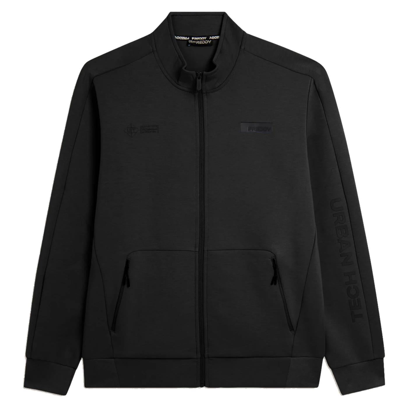 FREDDY FELPA FULL ZIP URBAN TECH - Nero - immagine principale