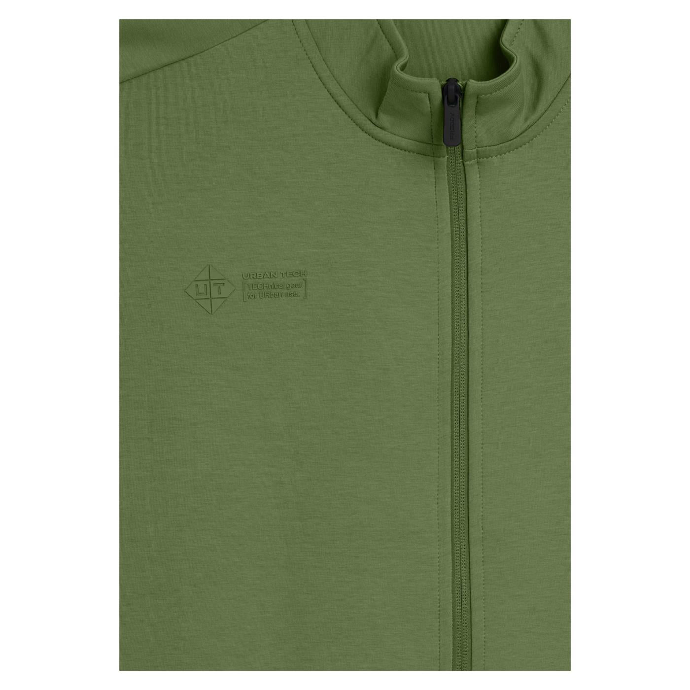 FREDDY FELPA FULL ZIP URBAN TECH - Militare - vista 3