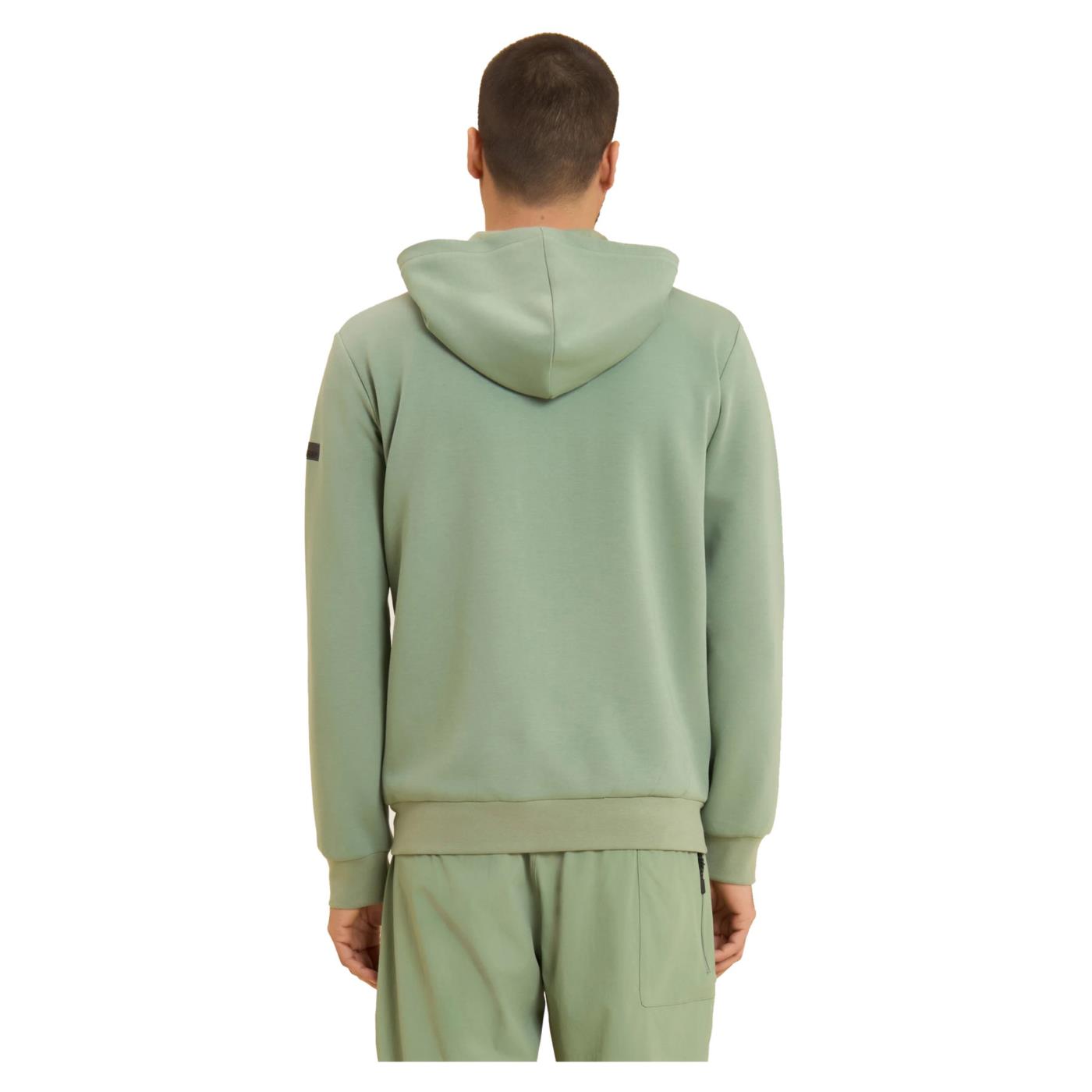 FREDDY FELPA HOODIE URBAN TECH - Verde - vista 2