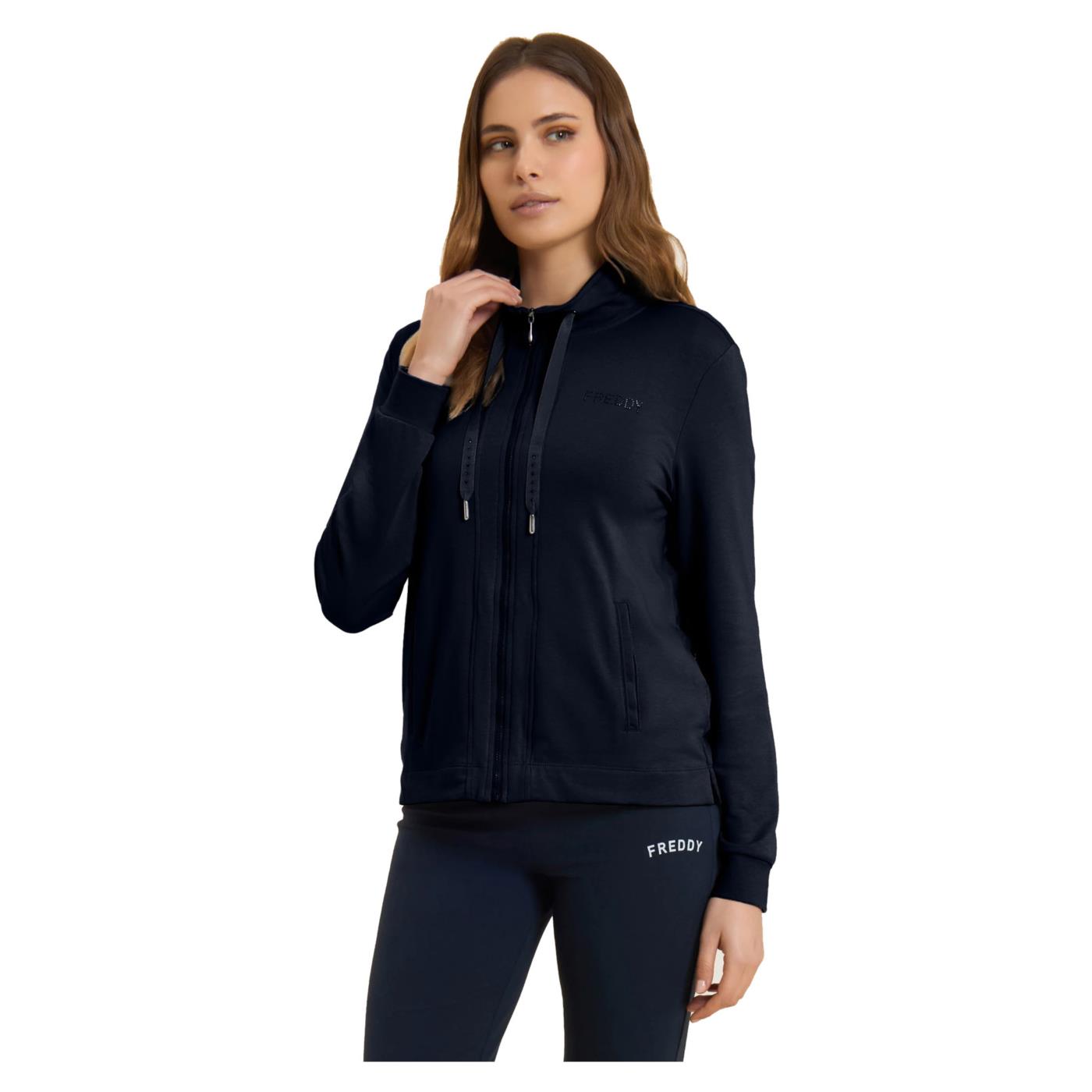 FREDDY FELPA FZ COLLEGE LUXE - C1-blu - immagine principale