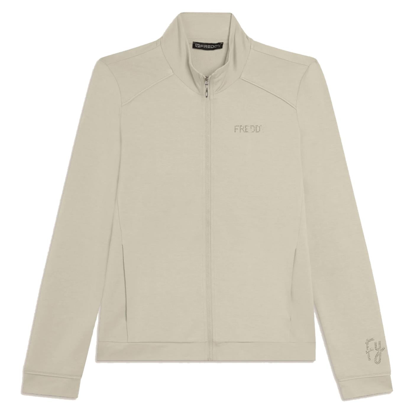 FREDDY FELPA FZ COLLEGE LUXE - Beige - immagine principale