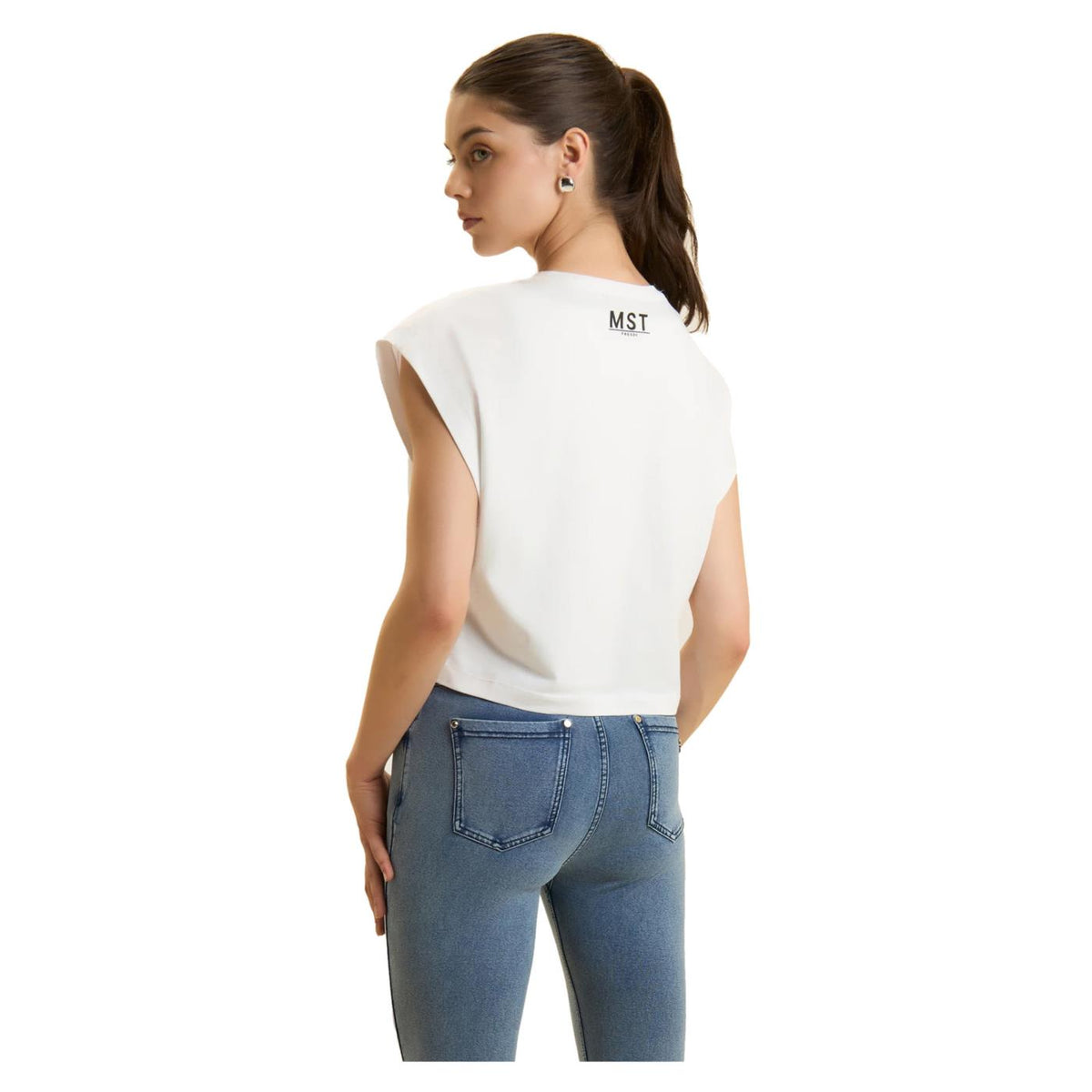 FREDDY MASTER STRETCH CROP TEE - seconda immagine