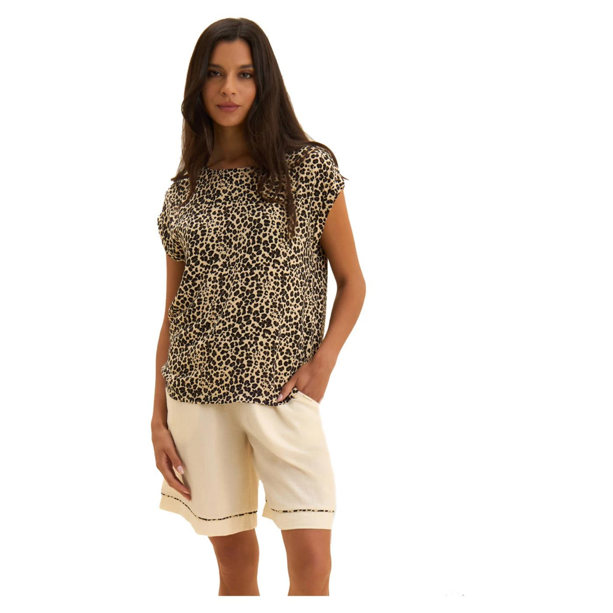 FREDDY T-SHIRT AOP SLOUNGE