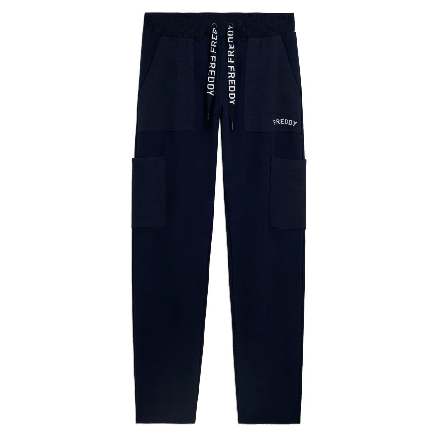 FREDDY TRAINING EVO CARGO PANT - Blu - vista 3