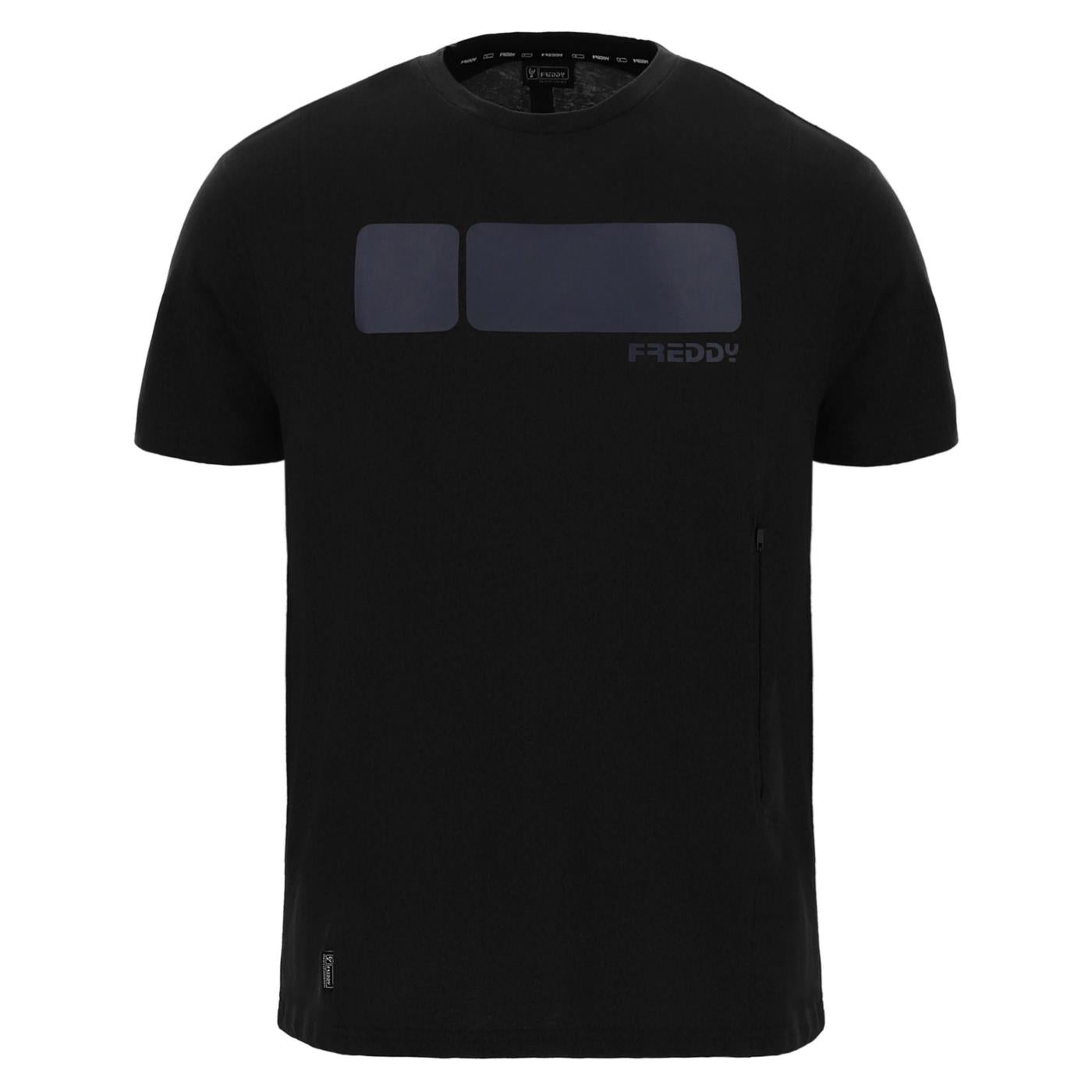 FREDDY MAGLIA MANICA CORTA - Nero - immagine principale