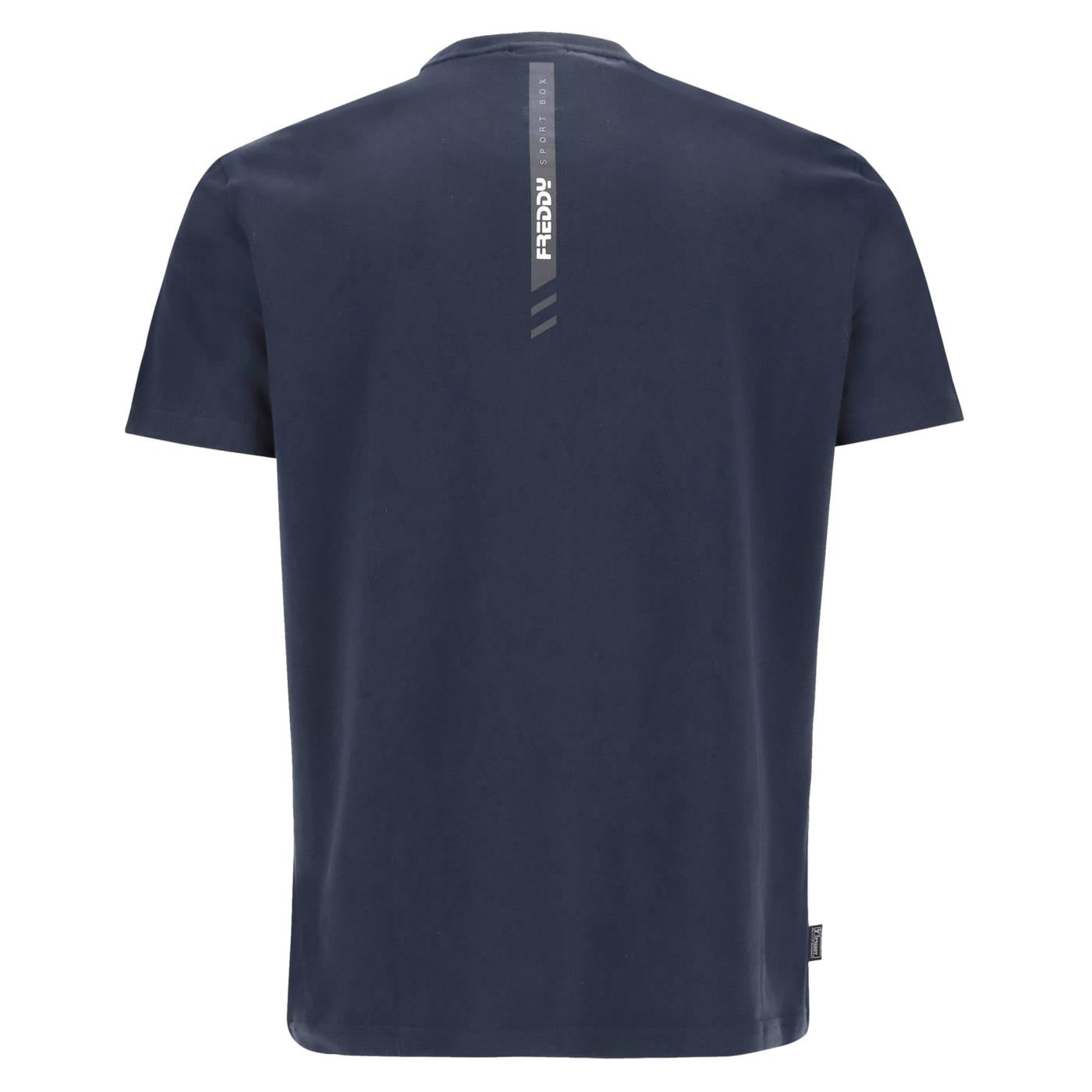 FREDDY MAGLIA MANICA CORTA - Blu - vista 2