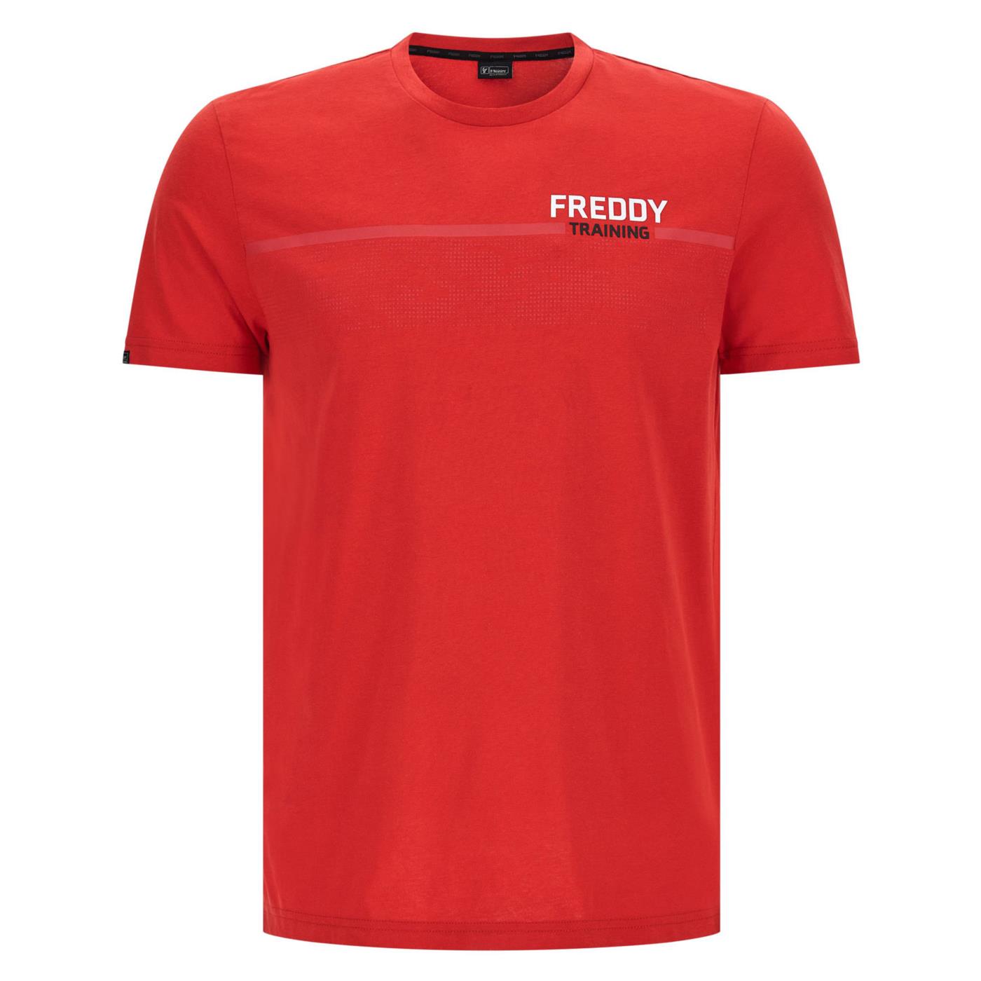 FREDDY MAGLIA MANICA CORTA - Rosso - immagine principale