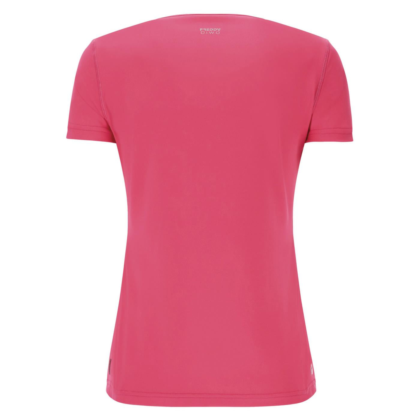 FREDDY MAGLIA MANICA CORTA - Fucsia - vista 2