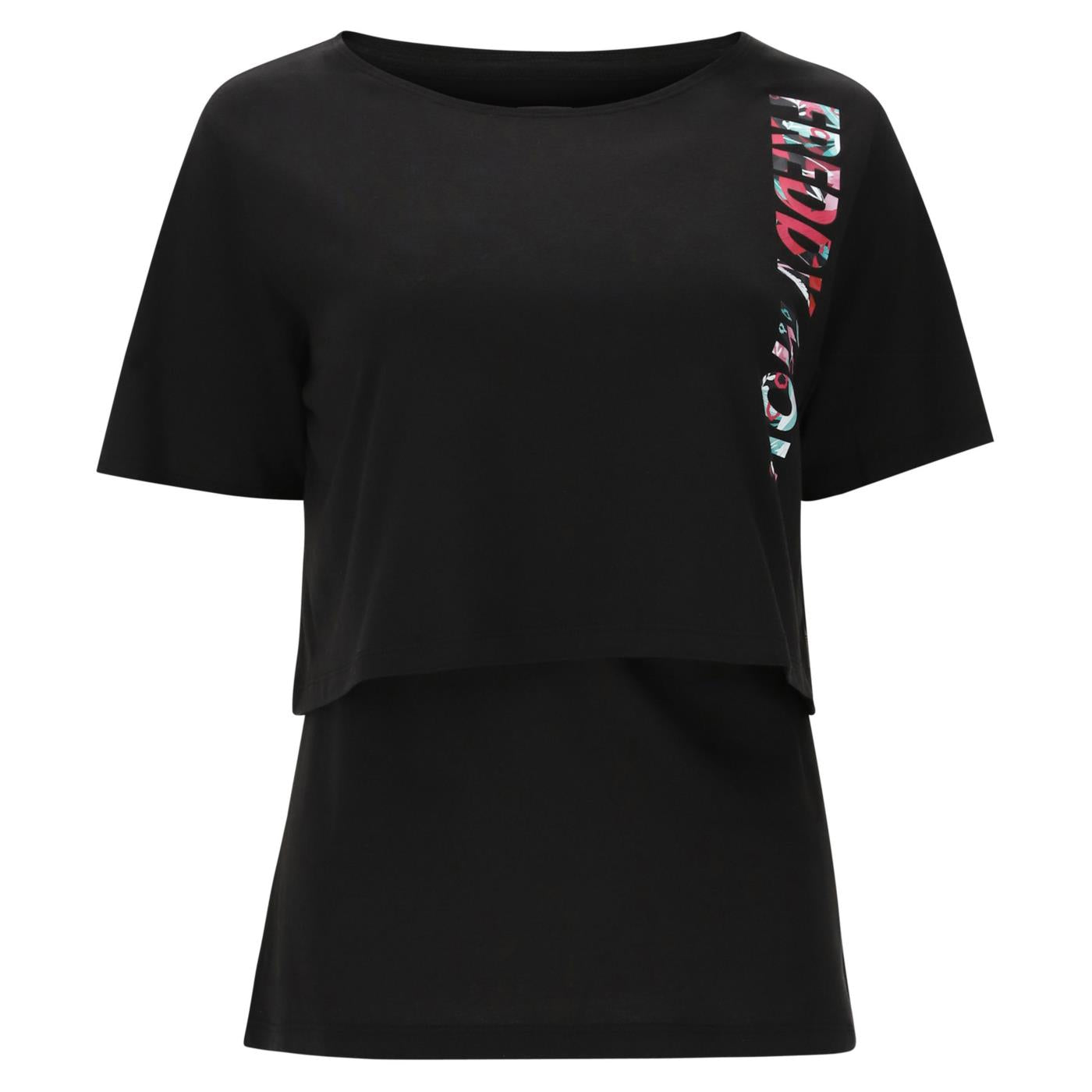 FREDDY MAGLIA MANICA CORTA - Nero - immagine principale