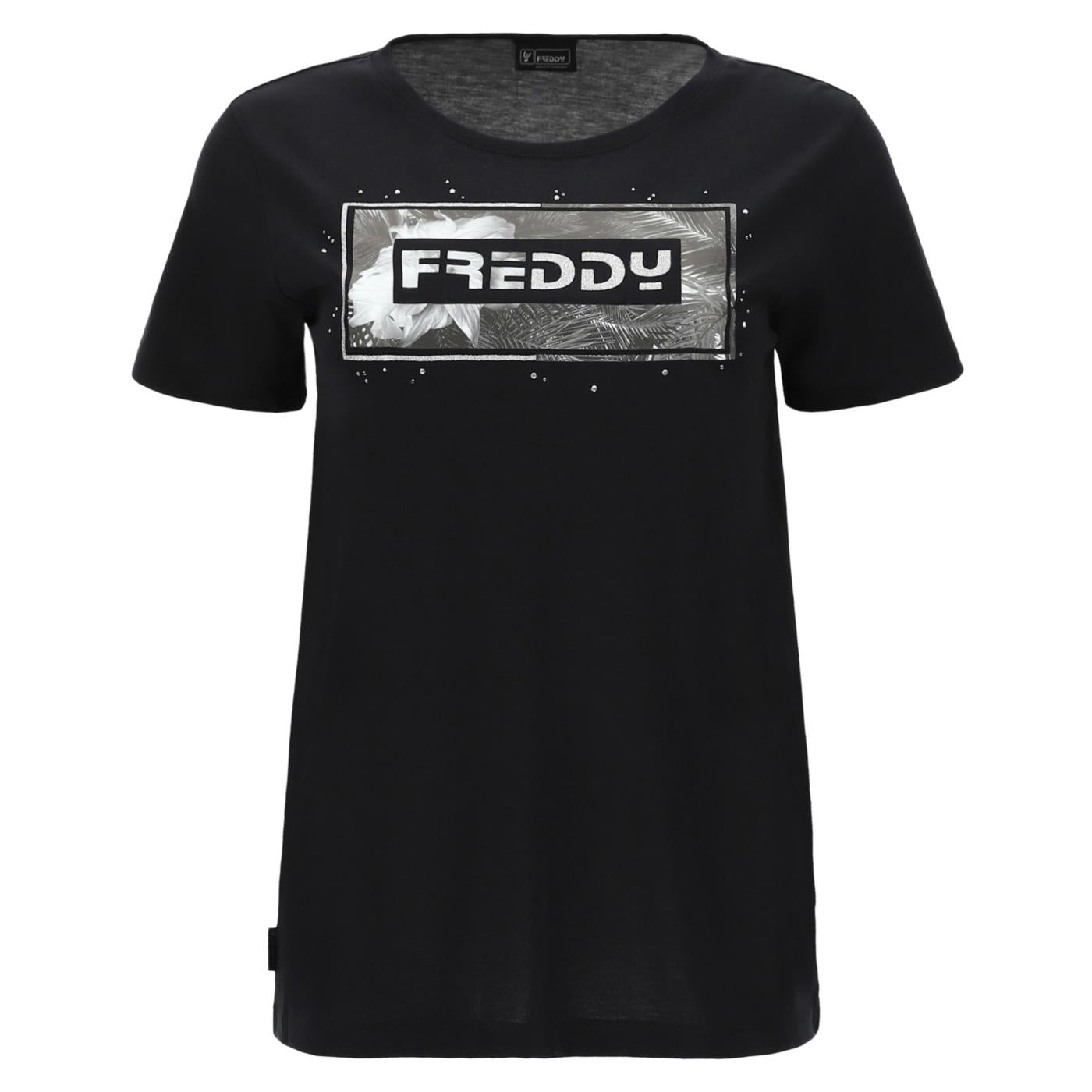 FREDDY MAGLIA MANICA CORTA - Nero - immagine principale