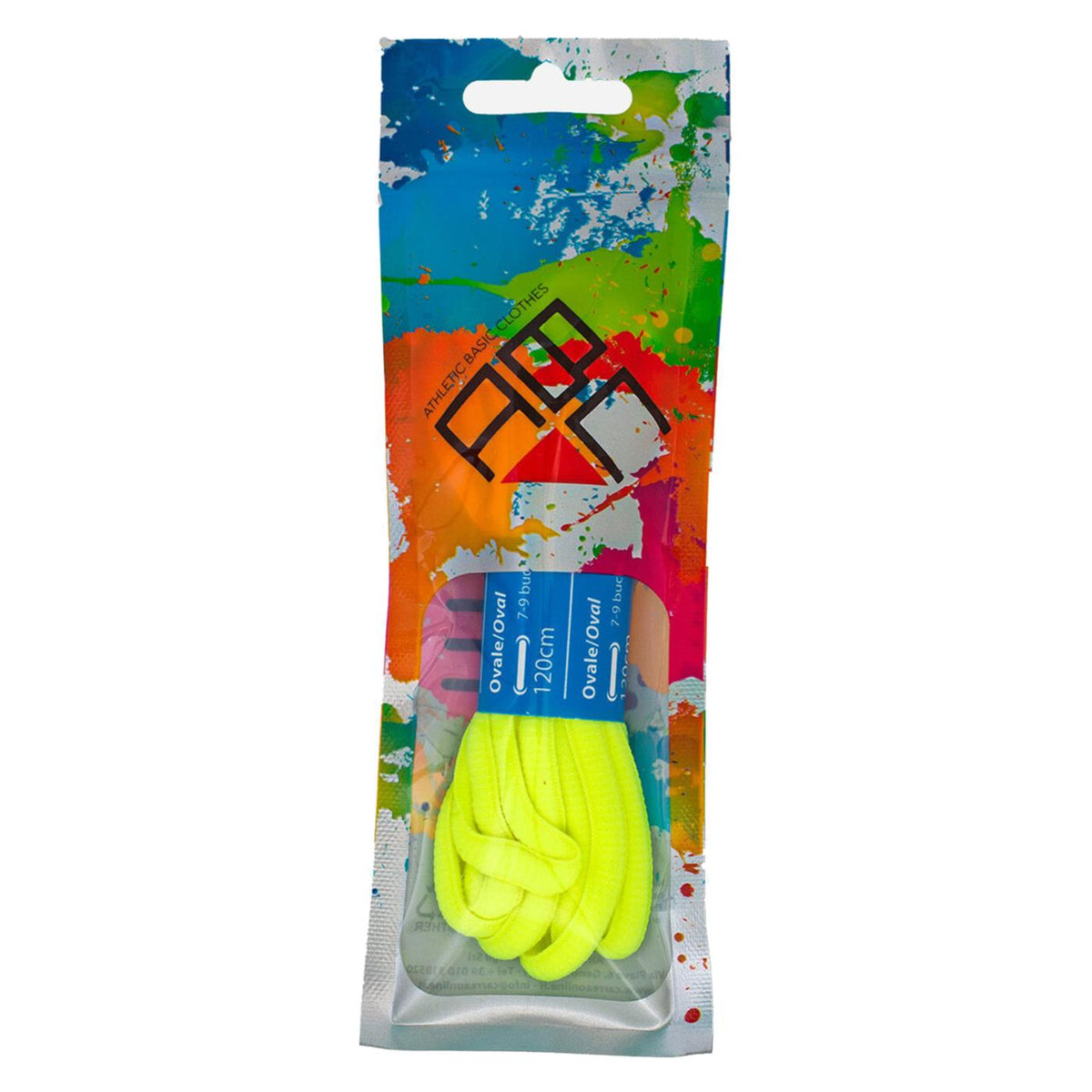 INTERSPORT LACES 120 CM OVAL YELLOW