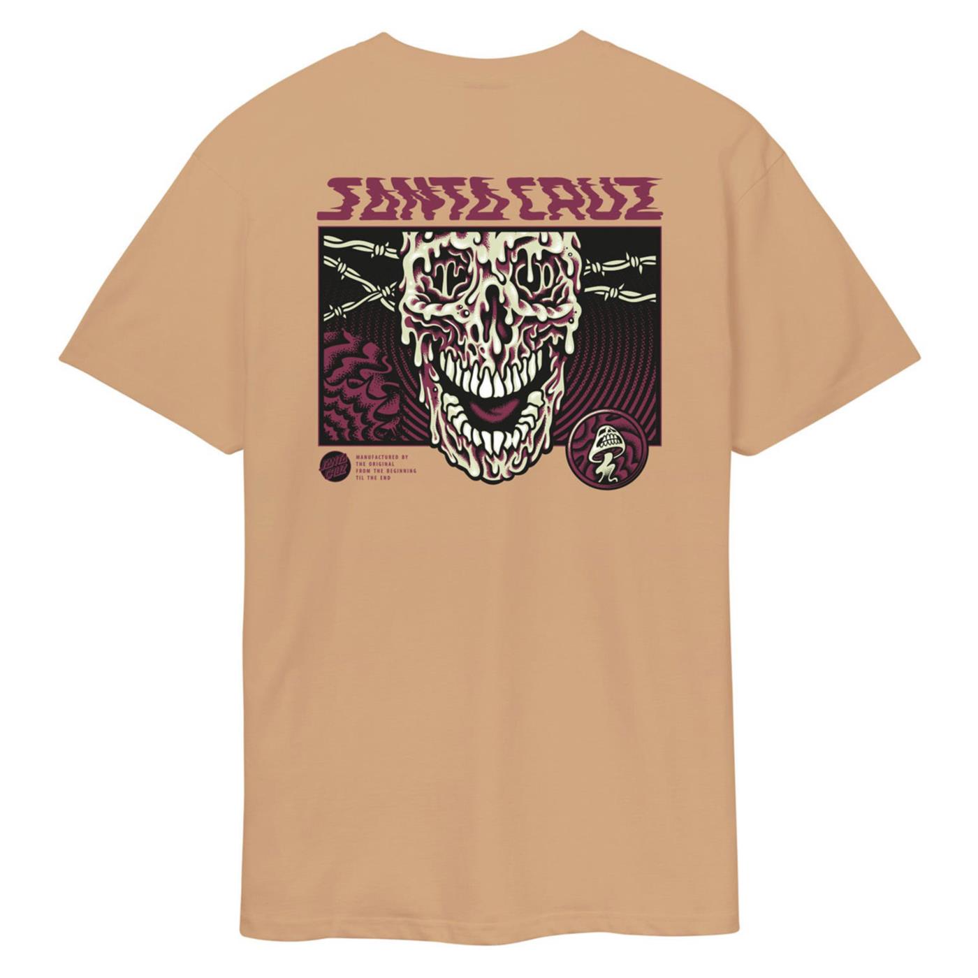 SANTA CRUZ TOXIC SKULL T-SHIRT