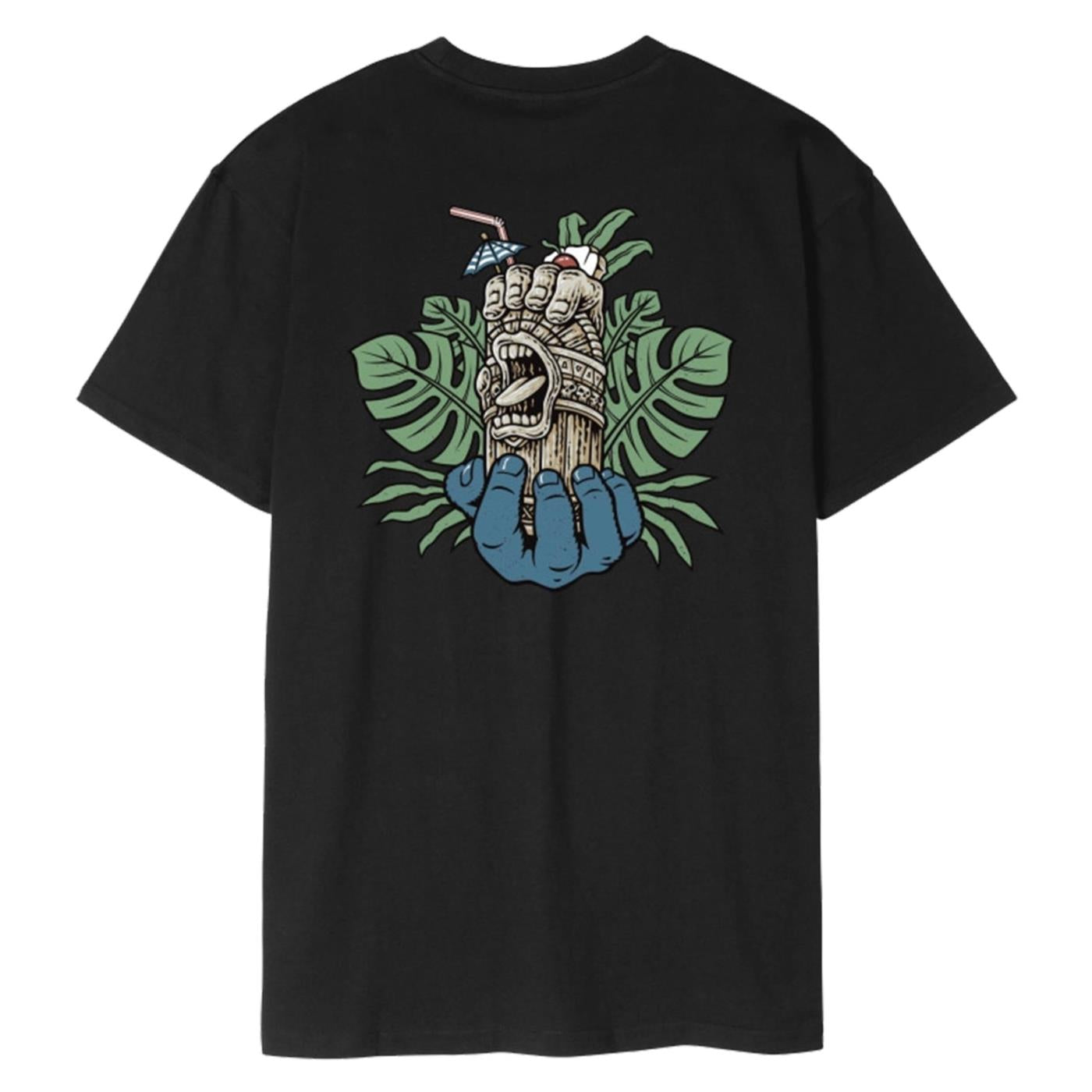 SANTA CRUZ TIKI HAND STRIP T-SHIRT